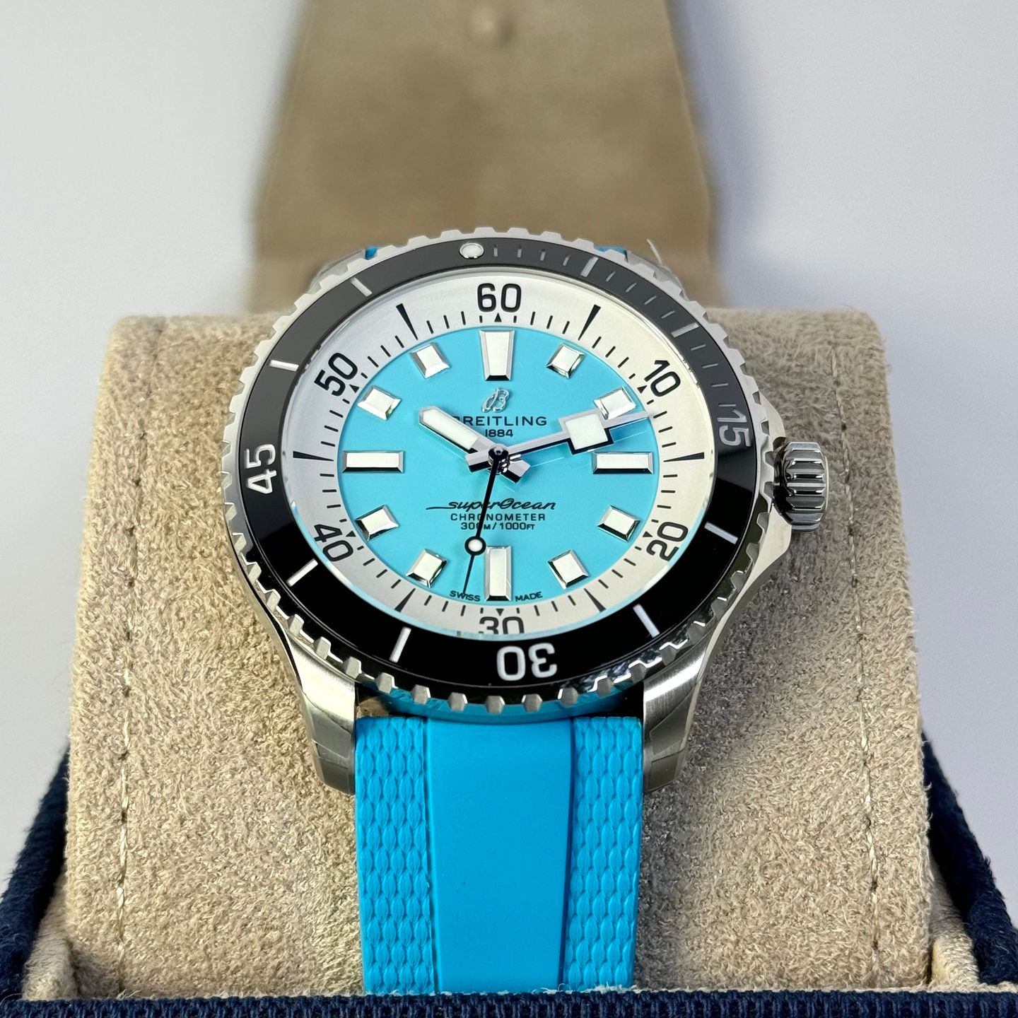 Breitling Superocean 44 A17376211L2S2 (2024) - Blue dial 44 mm Steel case (1/8)