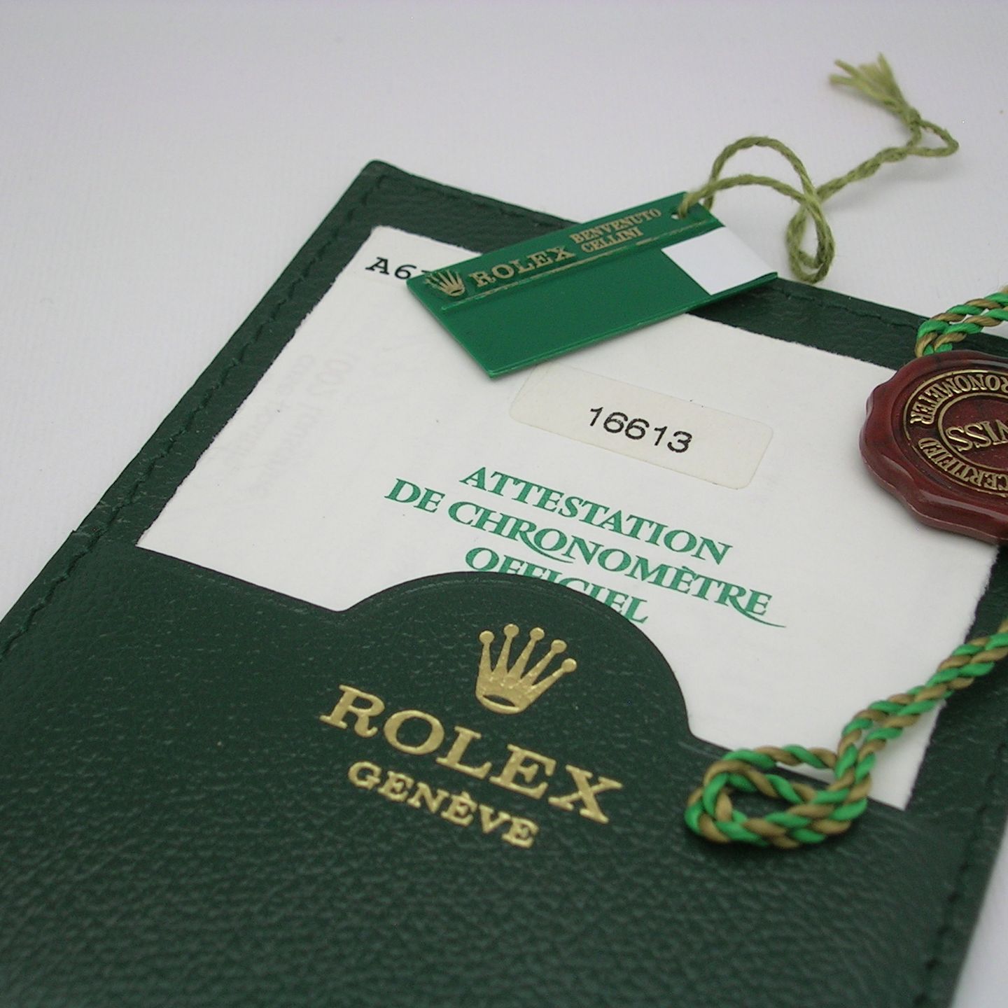 Rolex Submariner Date 16613 (1999) - Blue dial 40 mm Gold/Steel case (6/8)