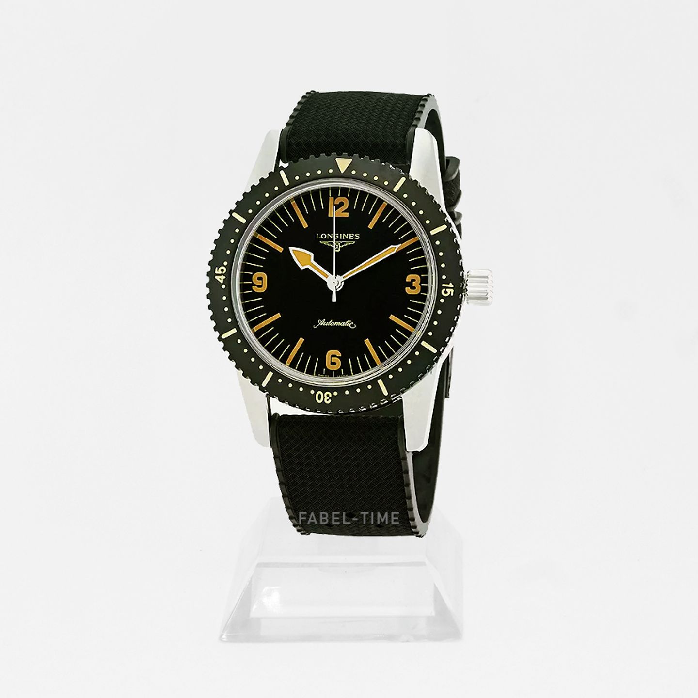 Longines Skin Diver L2.822.4.56.9 (2024) - Zwart wijzerplaat 42mm Staal (1/1)