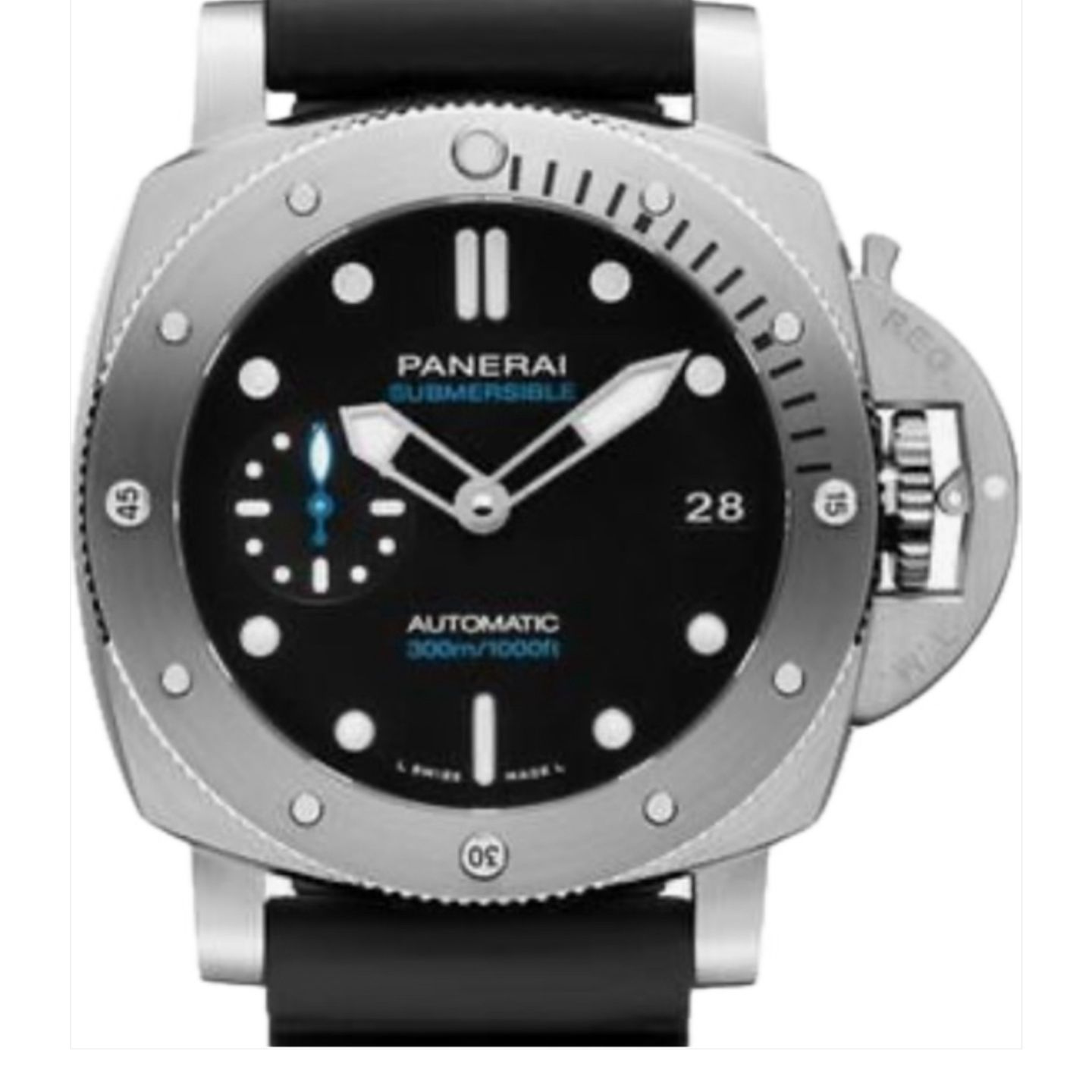 Panerai Luminor Submersible PAM02973 (2024) - Zwart wijzerplaat 42mm Staal (1/1)