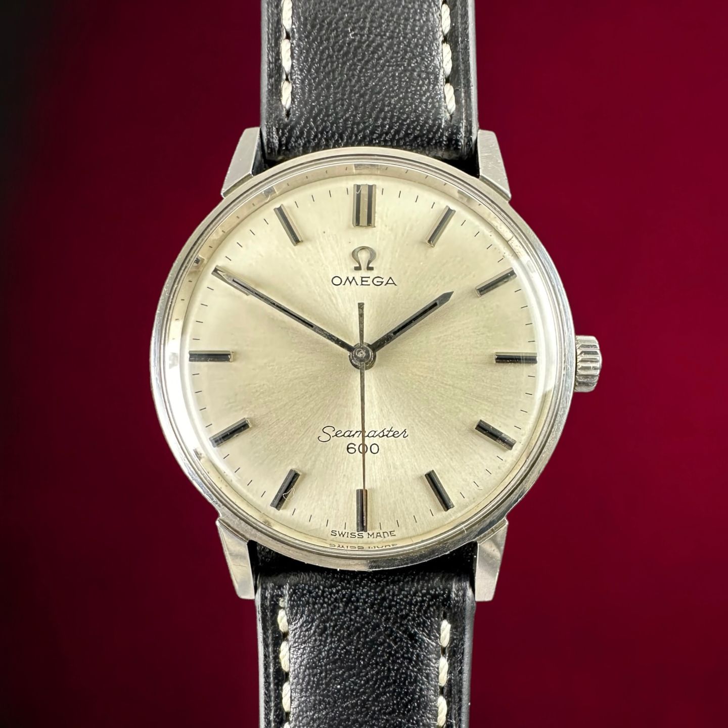 Omega Seamaster 135.011 (1964) - Wit wijzerplaat 34mm Staal (1/8)