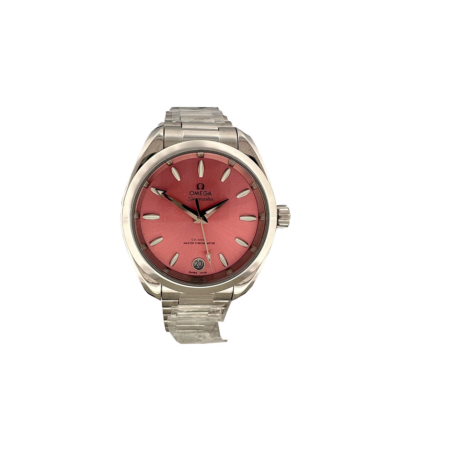 Omega Seamaster Aqua Terra 220.10.34.20.10.003 (2023) - Pink dial 34 mm Steel case (8/8)