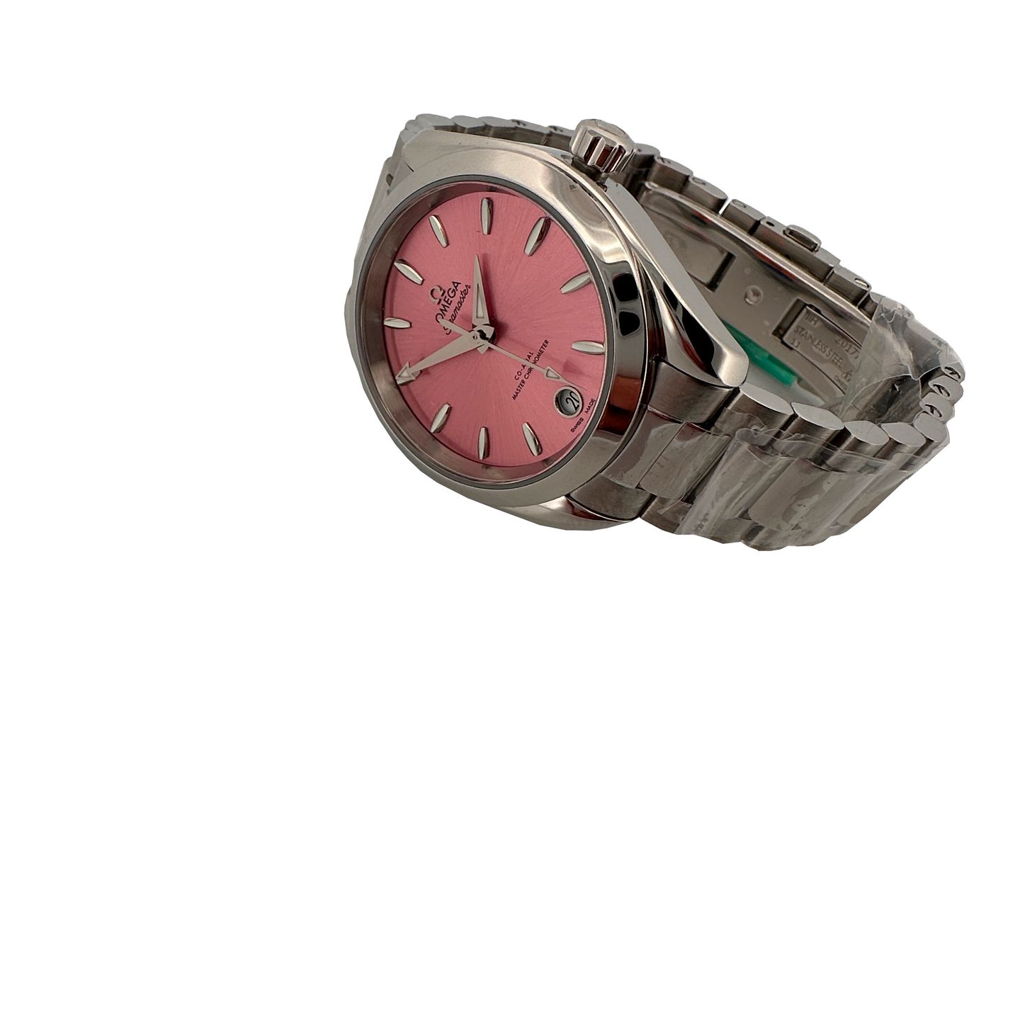 Omega Seamaster Aqua Terra 220.10.34.20.10.003 (2023) - Roze wijzerplaat 34mm Staal (3/8)