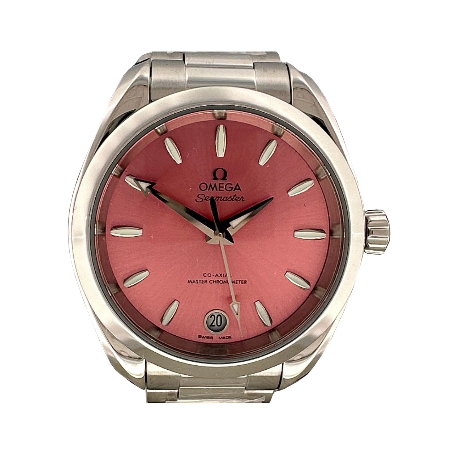 Omega Seamaster Aqua Terra 220.10.34.20.10.003 (2023) - Roze wijzerplaat 34mm Staal (1/8)