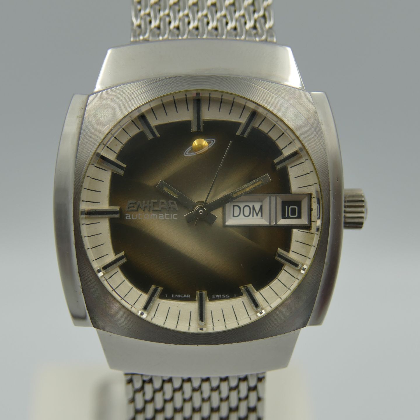 Enicar Vintage 70's vintage watch mens Enicar ref. 167.08.131 automatic cal. AR 167D N.O.S box - (4/8)