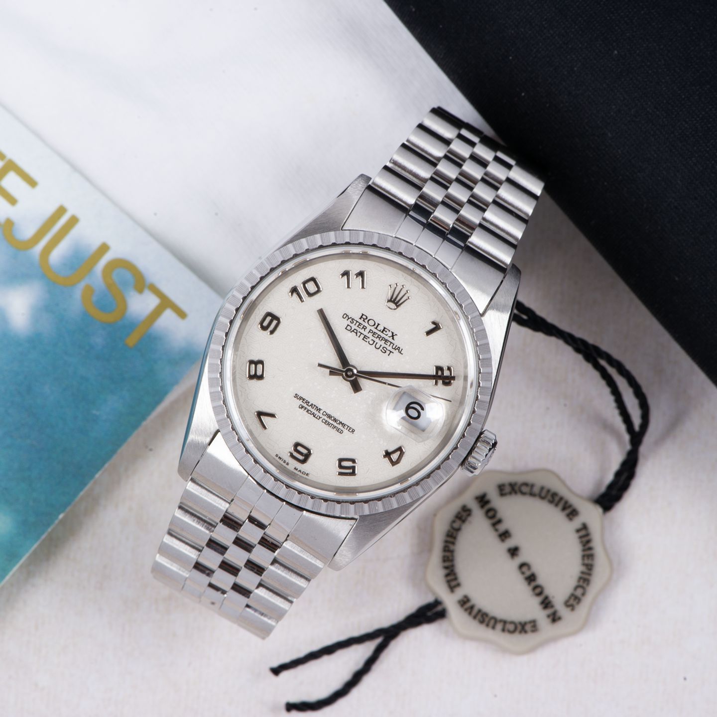 Rolex Datejust 36 16220 (1991) - Silver dial 36 mm Steel case (4/8)