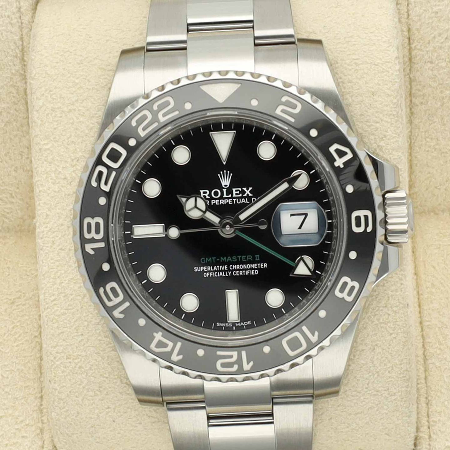 Rolex GMT-Master II 116710LN (2018) - Black dial 40 mm Steel case (1/8)