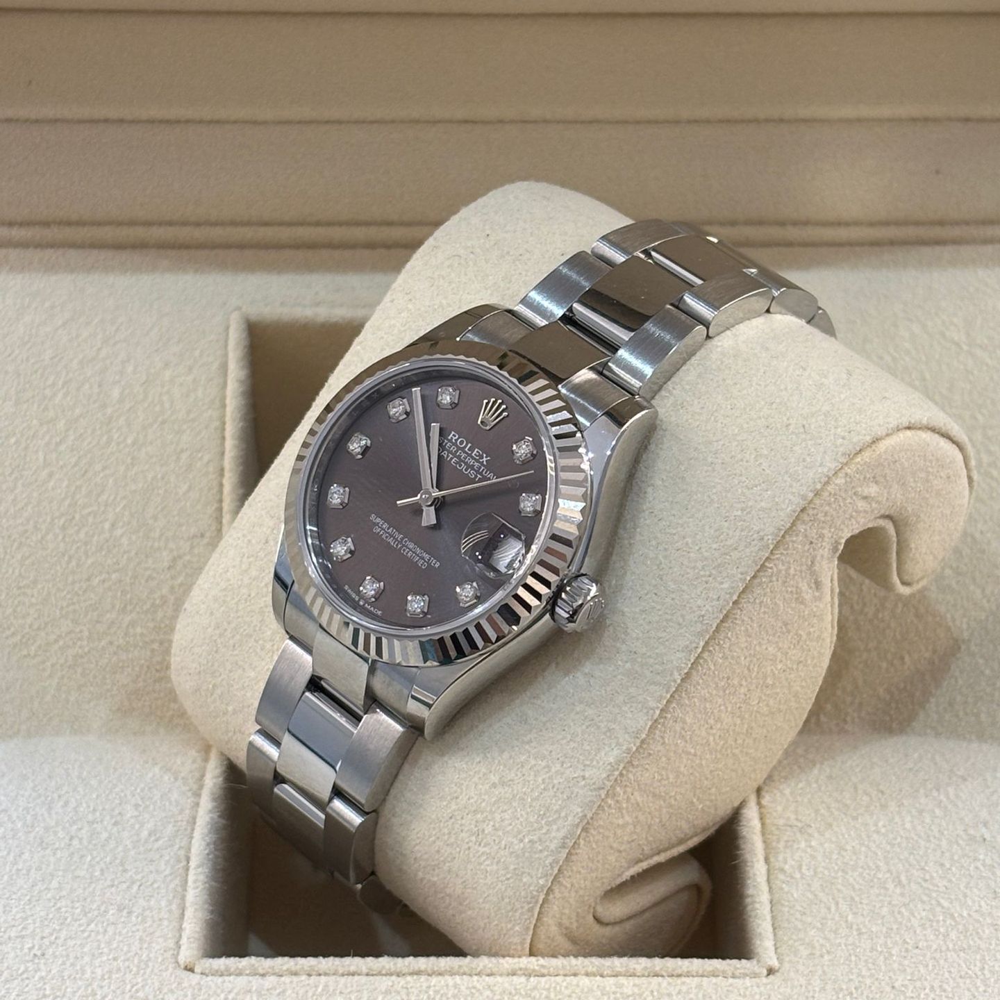 Rolex Datejust 31 278274 (2024) - Grijs wijzerplaat 31mm Staal (1/8)