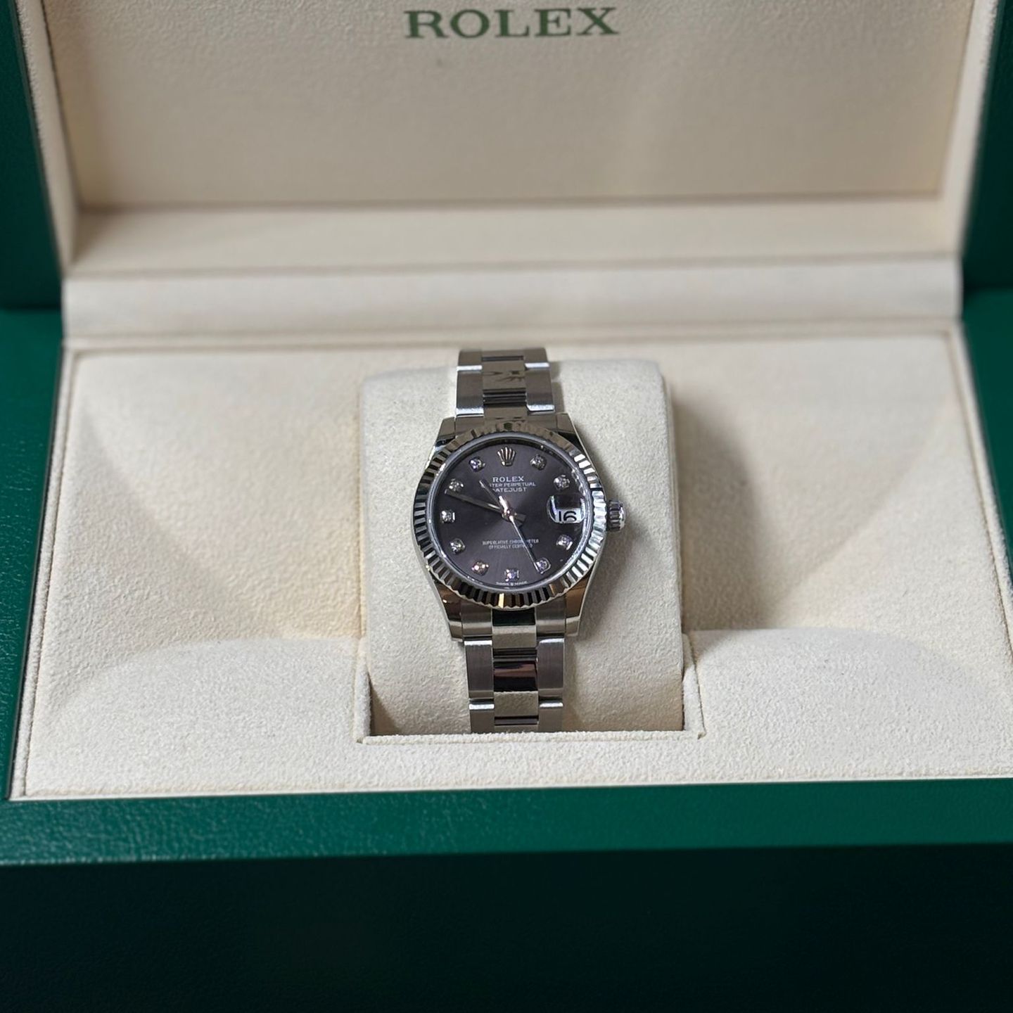 Rolex Datejust 31 278274 (2024) - Grijs wijzerplaat 31mm Staal (3/8)