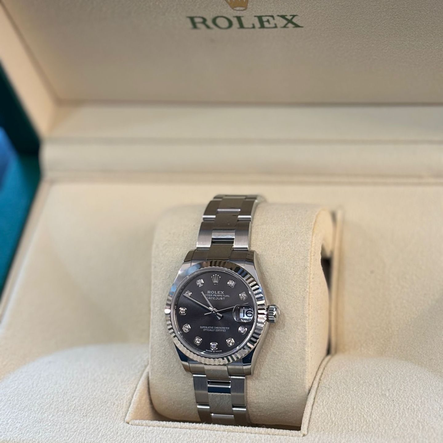 Rolex Datejust 31 278274 (2024) - Grijs wijzerplaat 31mm Staal (4/8)