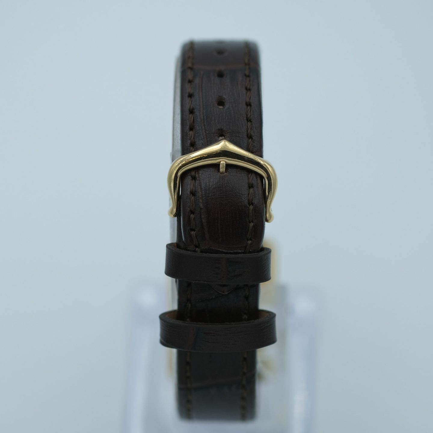 Cartier Tank Vermeil 3 66001 (1990) - White dial 21 mm Silver case (8/8)