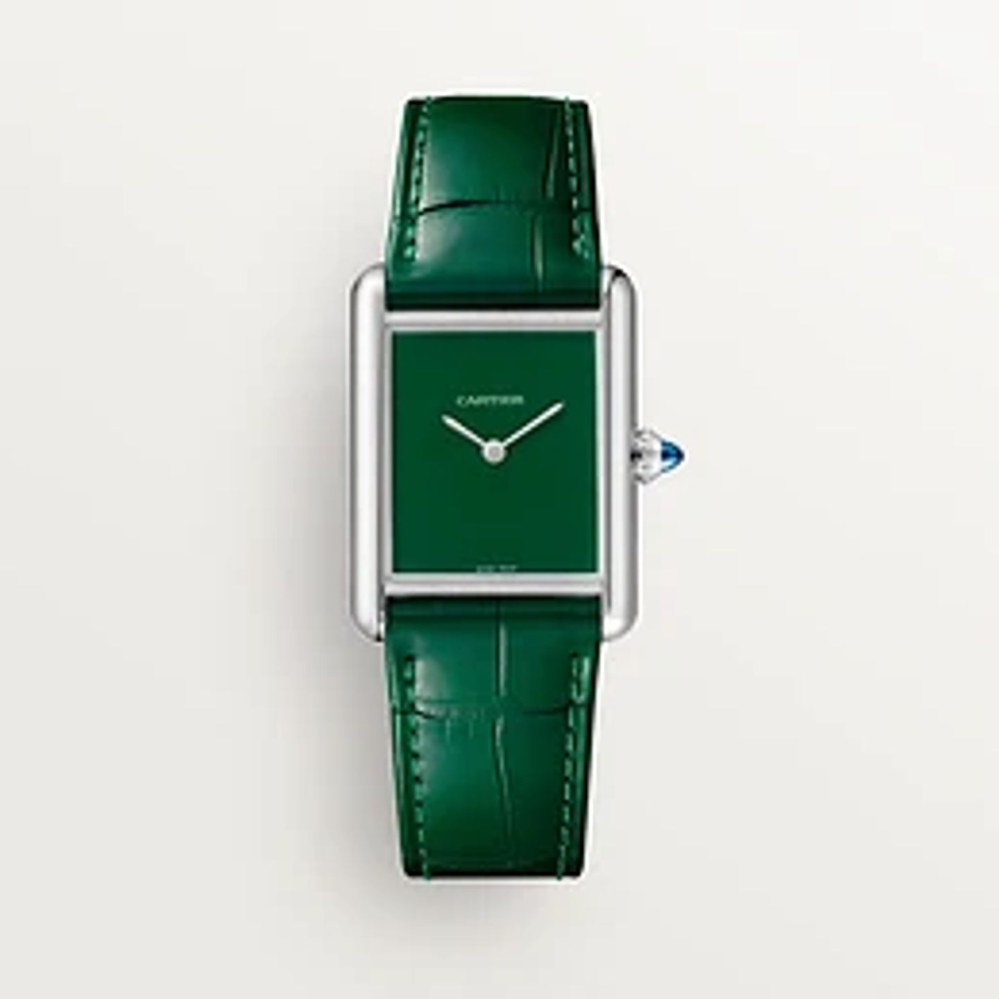 Cartier Tank WSTA0115 (2025) - Groen wijzerplaat 26mm Staal (1/1)