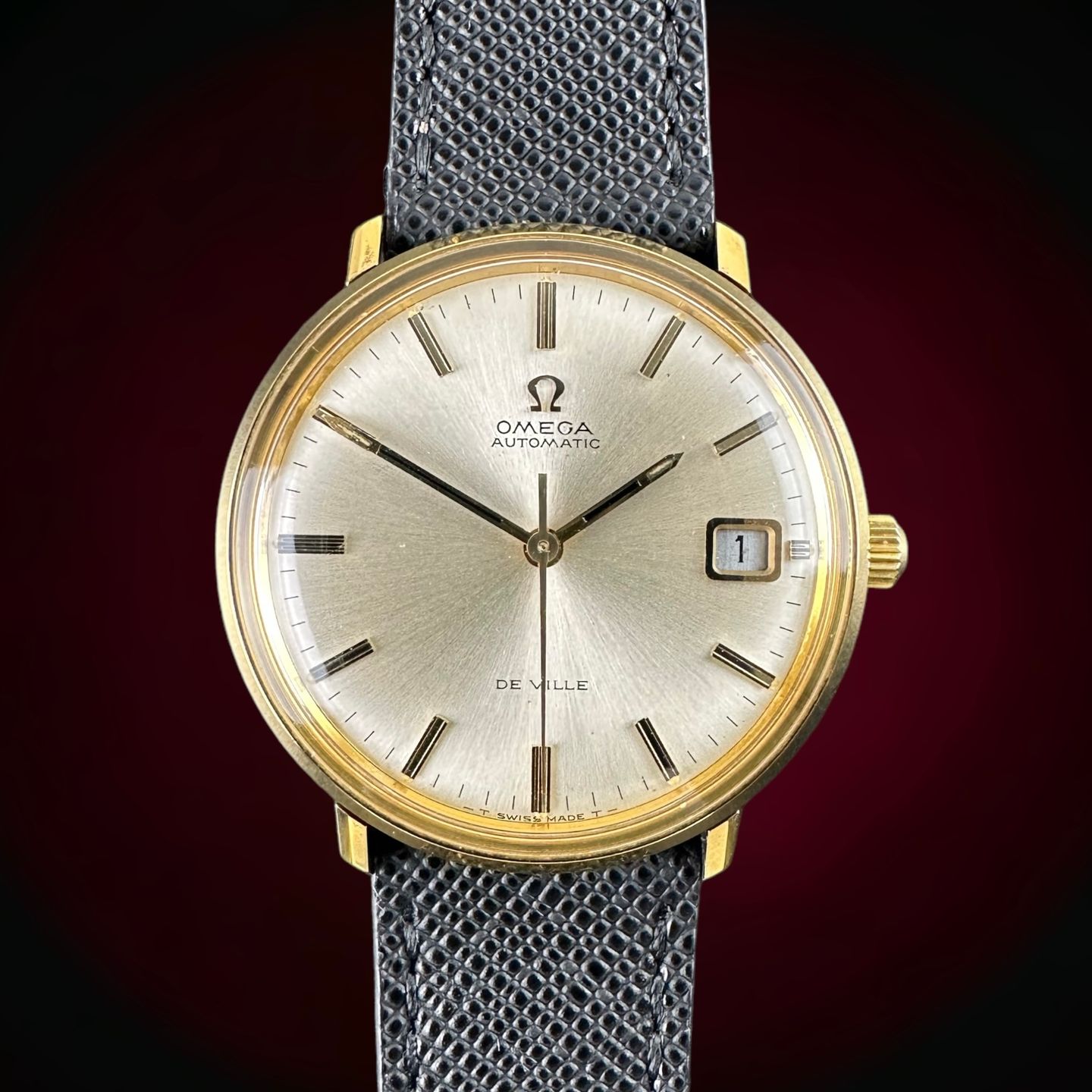 Omega De Ville 166.033 (1968) - Wit wijzerplaat 34mm Goud/Staal (1/8)