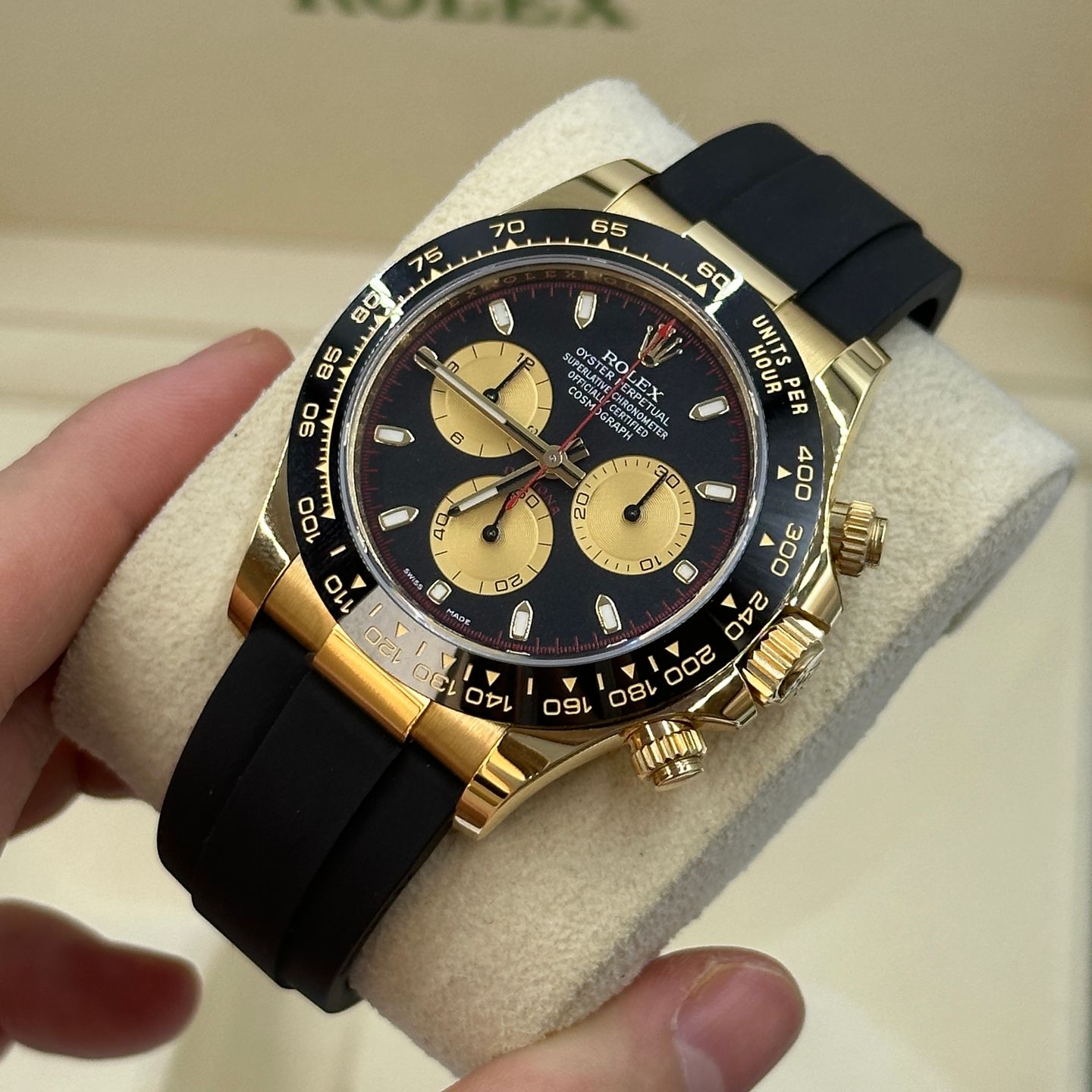 Rolex Daytona 116518 (2019) - Zwart wijzerplaat 40mm Geelgoud (4/8)