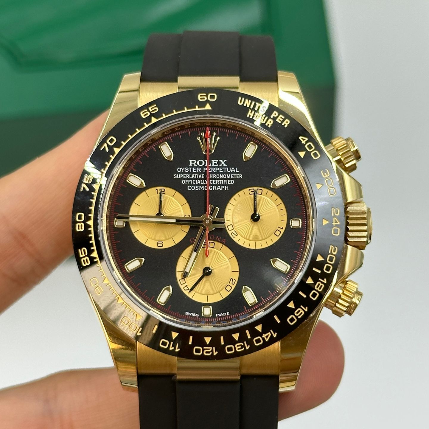 Rolex Daytona 116518 (2019) - Zwart wijzerplaat 40mm Geelgoud (5/8)