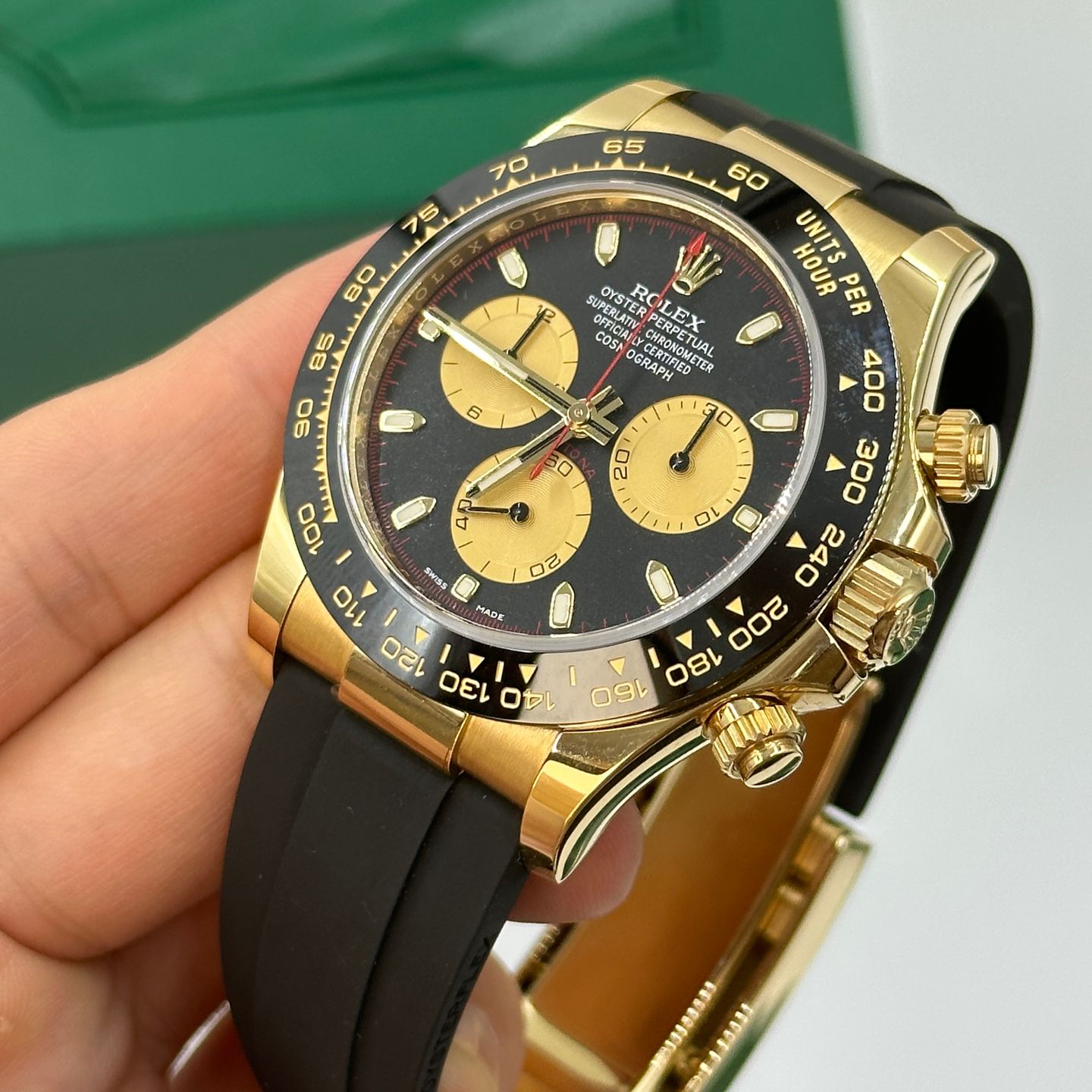 Rolex Daytona 116518 (2019) - Zwart wijzerplaat 40mm Geelgoud (6/8)