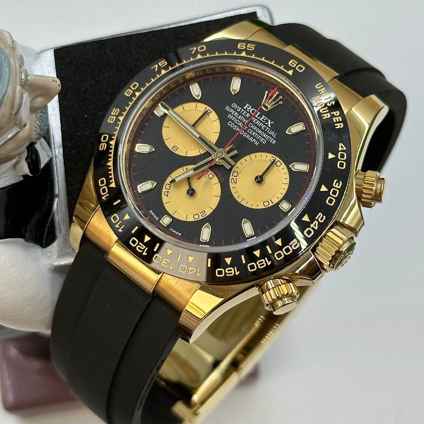 Rolex Daytona 116518 (2019) - Zwart wijzerplaat 40mm Geelgoud (1/8)