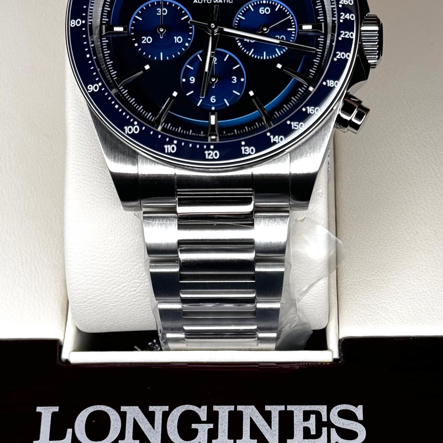 Longines Conquest L3.835.4.92.6 (2024) - Blauw wijzerplaat 42mm Staal (2/7)