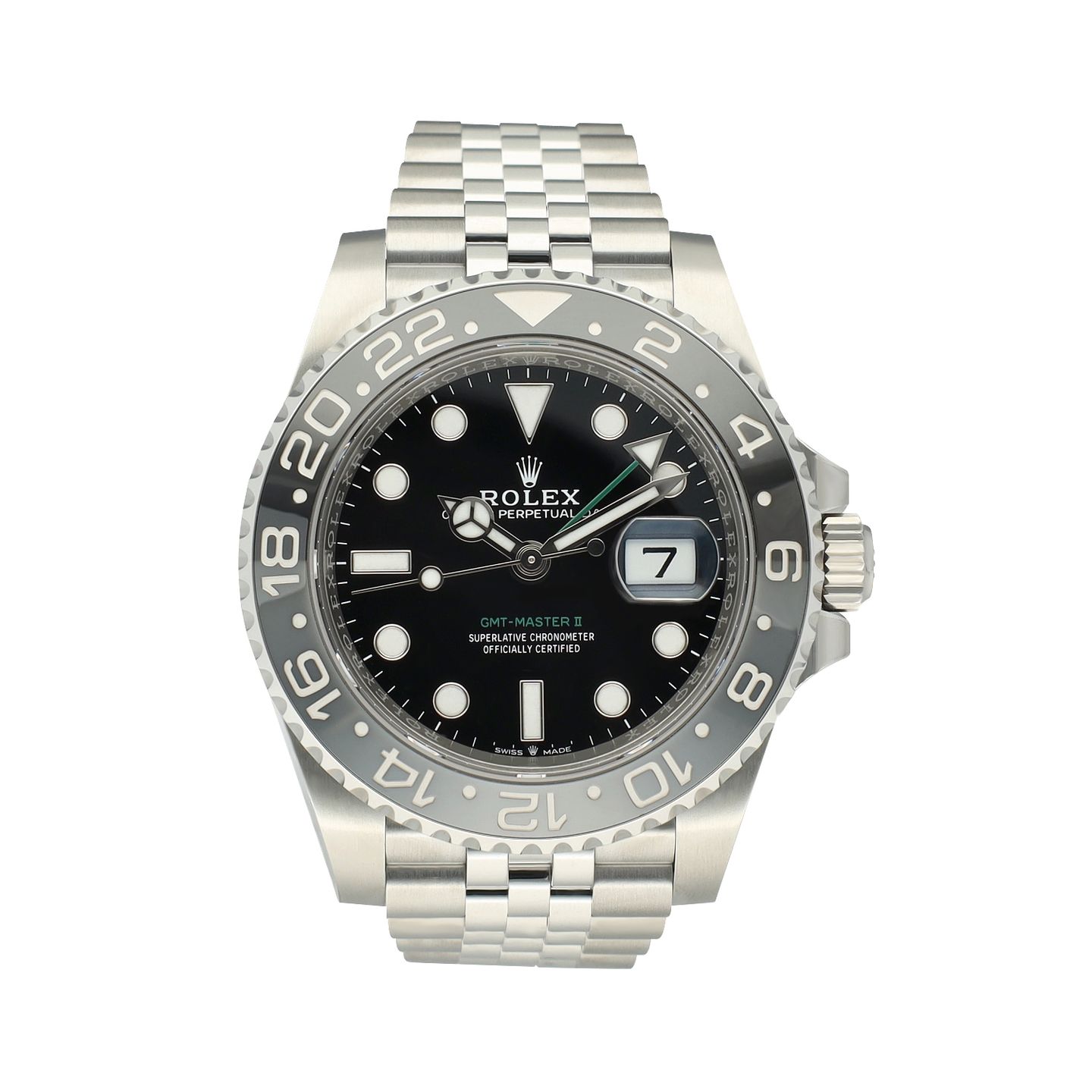 Rolex GMT-Master II 126710GRNR (2026) - Black dial 40 mm Steel case (3/8)