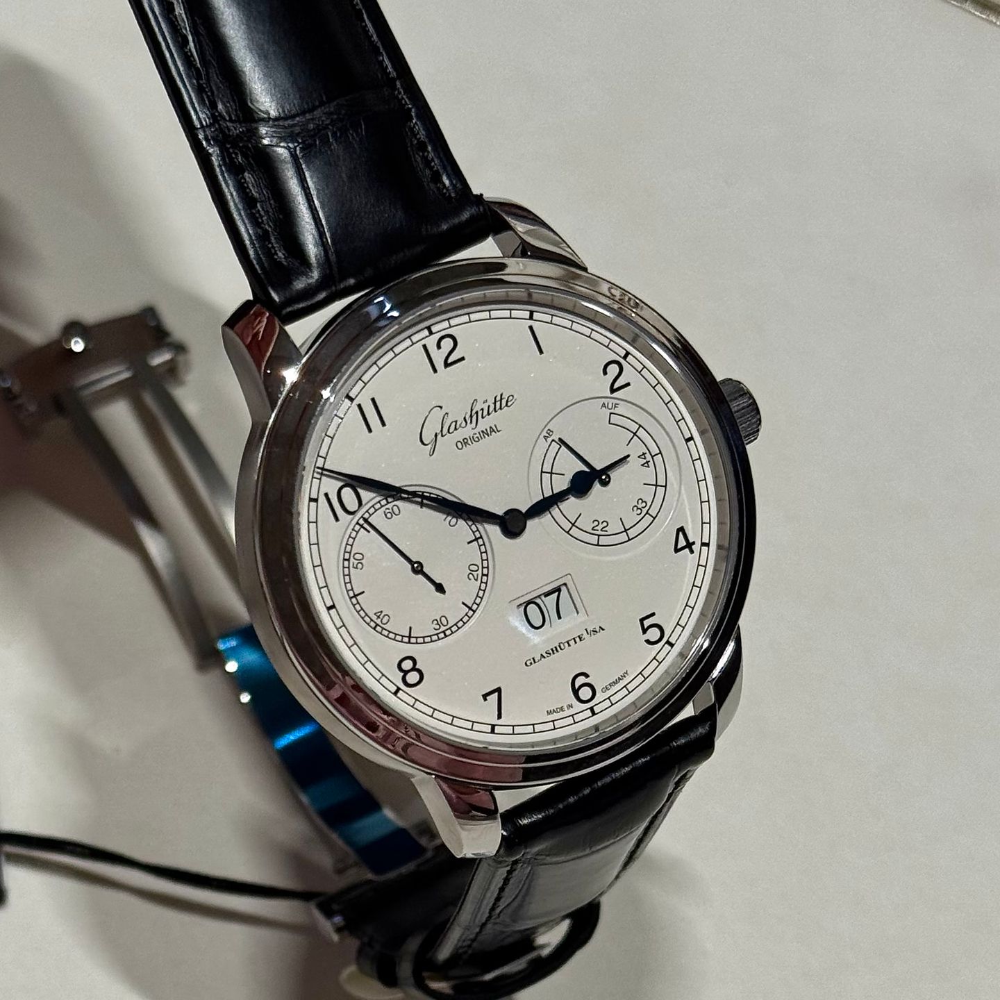Glashütte Original Senator Observer 100-14-05-02-04 (2025) - Silver dial 44 mm Steel case (1/4)