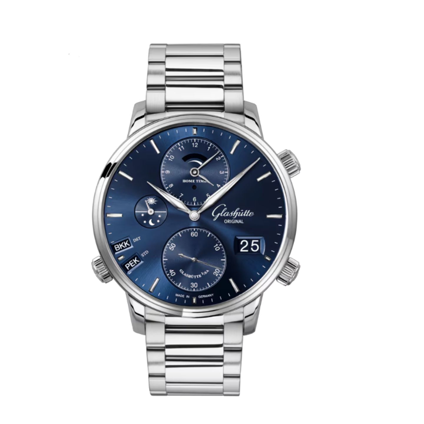 Glashütte Original Senator Cosmopolite 1-89-02-05-02-70 (2023) - Blue dial 44 mm Steel case (1/1)