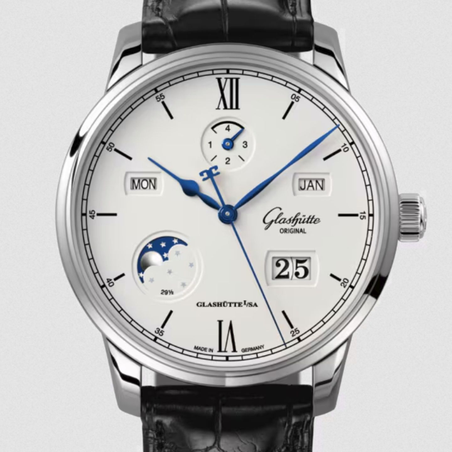 Glashütte Original Senator Excellence 1-36-02-01-02-61 (2023) - Zilver wijzerplaat 42mm Staal (1/1)