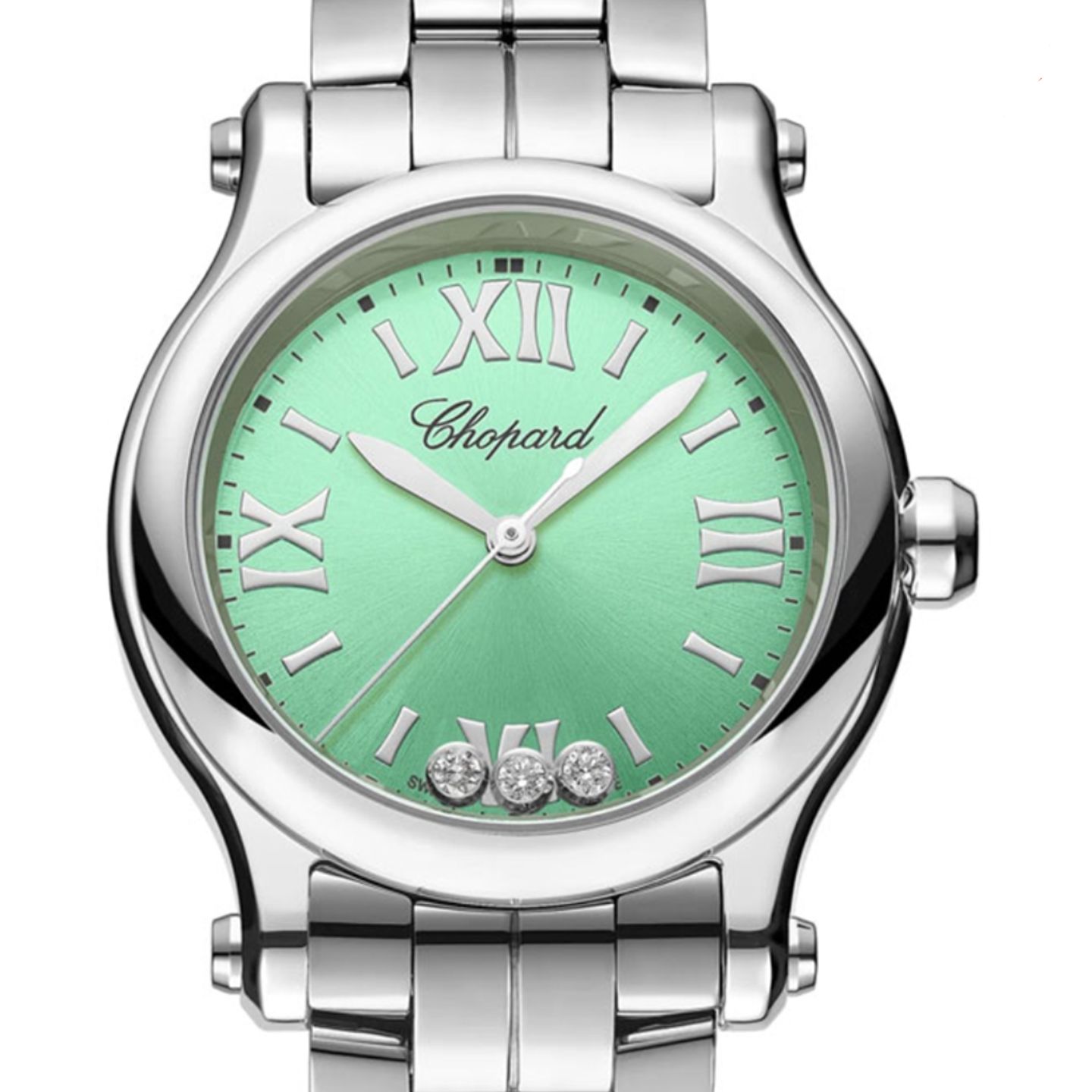 Chopard Happy Sport 278590-3013 (2023) - Groen wijzerplaat 30mm Staal (1/1)