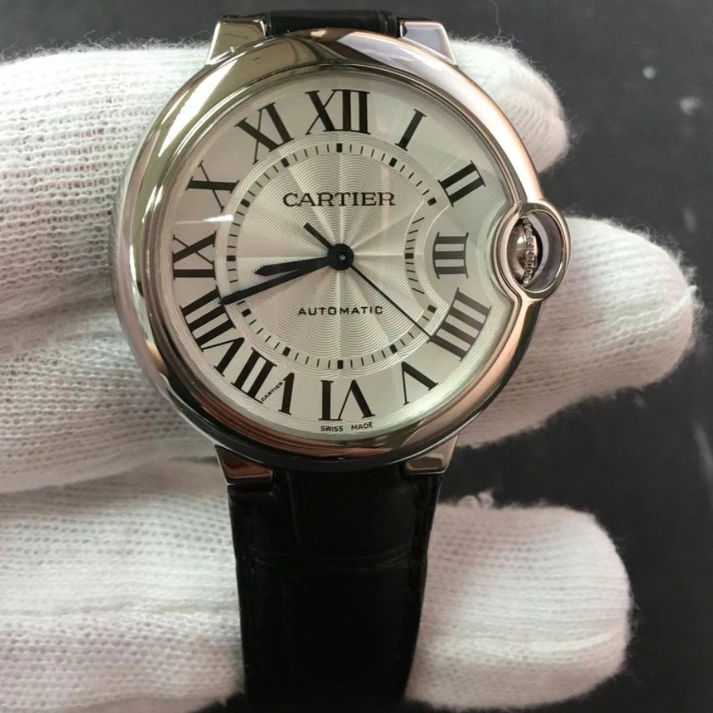 Cartier Ballon Bleu 36mm WSBB0028 (2022) - Zilver wijzerplaat 36mm Staal (1/1)