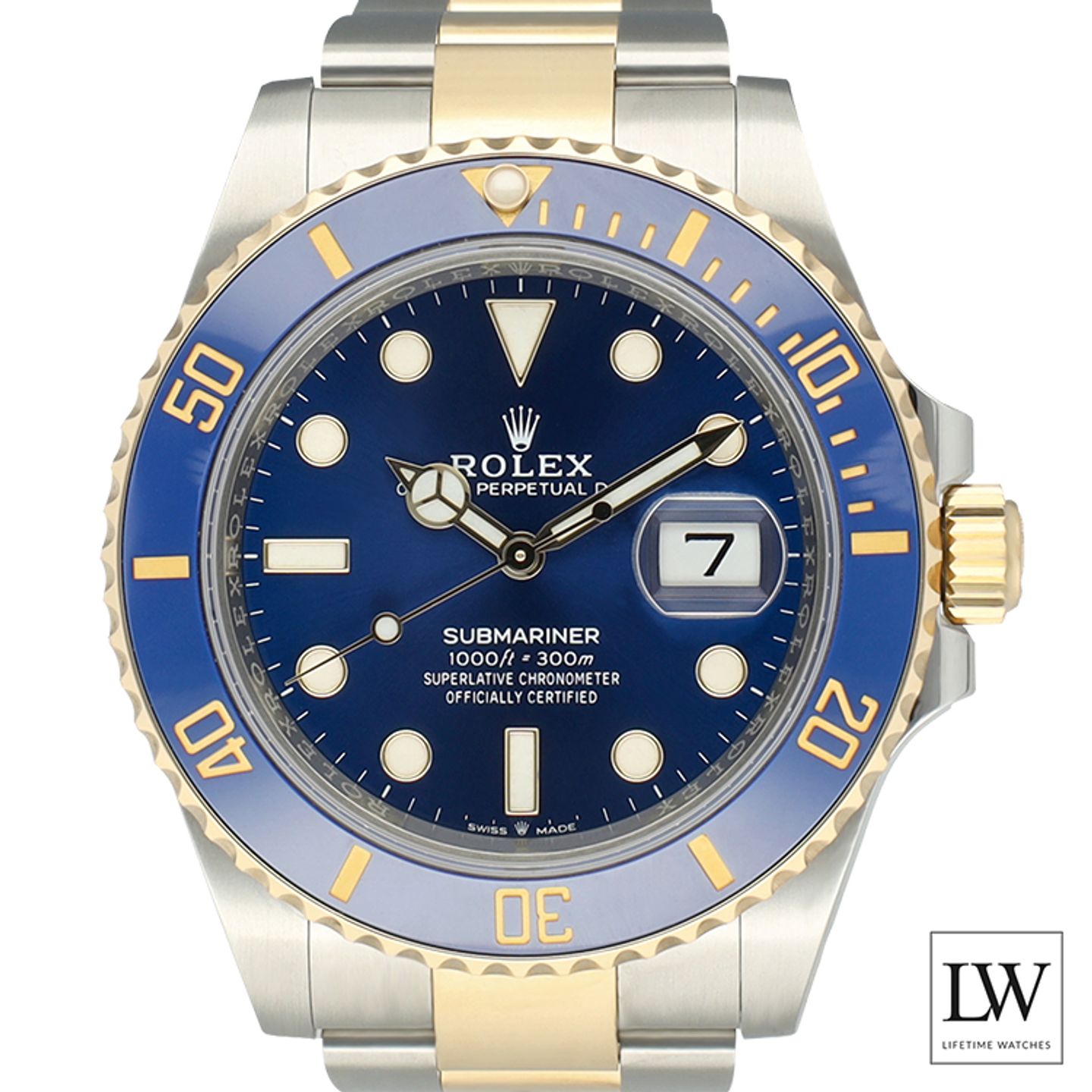 Rolex Submariner Date 126613LB (2023) - Blue dial 41 mm Gold/Steel case (2/8)