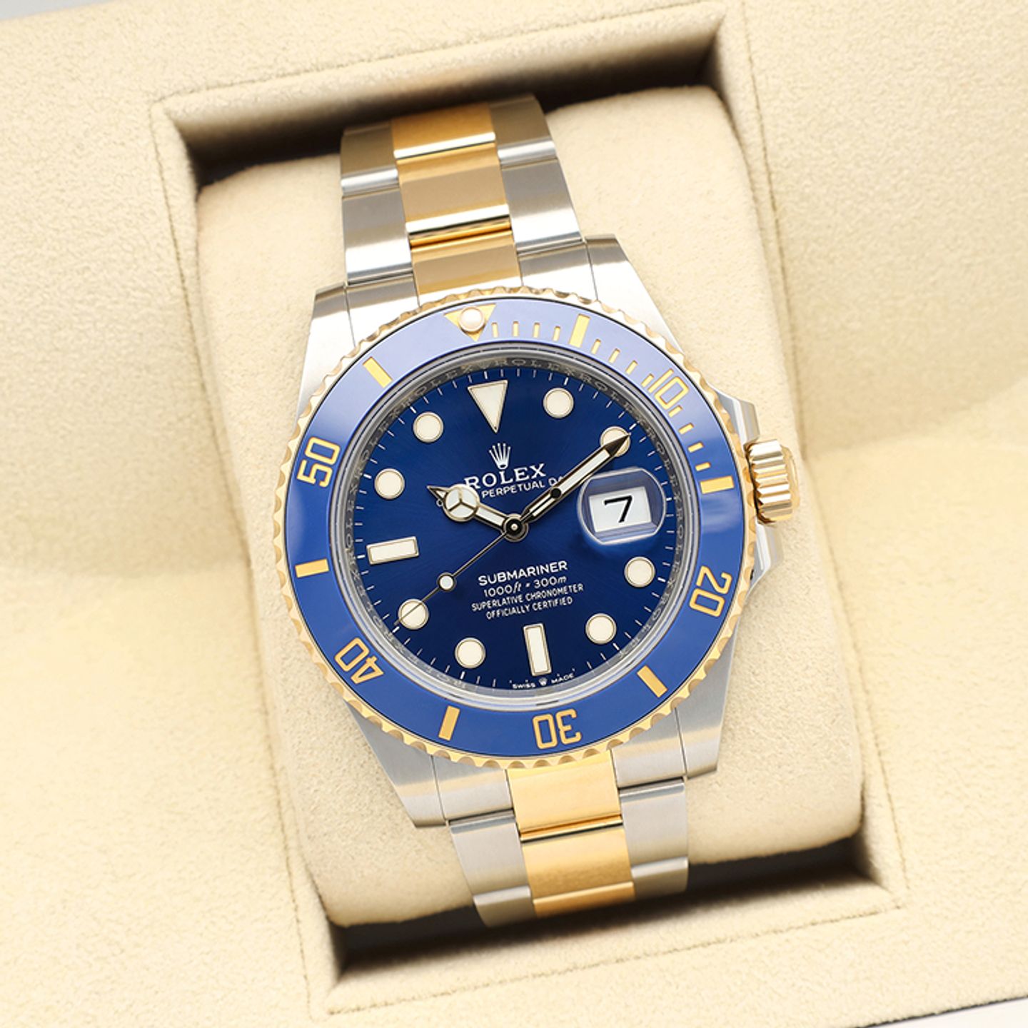 Rolex Submariner Date 126613LB (2023) - Blue dial 41 mm Gold/Steel case (1/8)