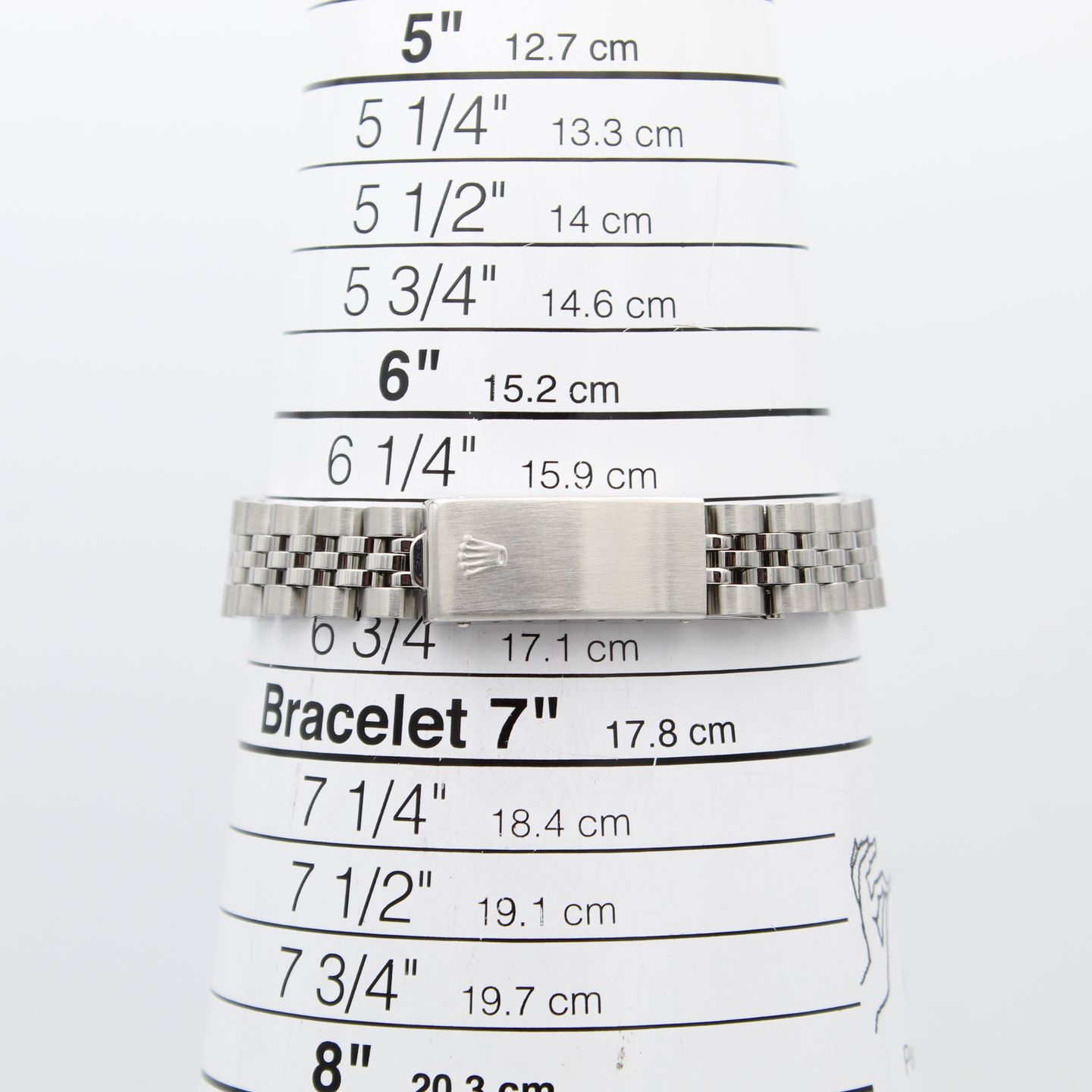 Rolex Lady-Datejust 69174 (1989) - Zilver wijzerplaat 26mm Staal (7/8)