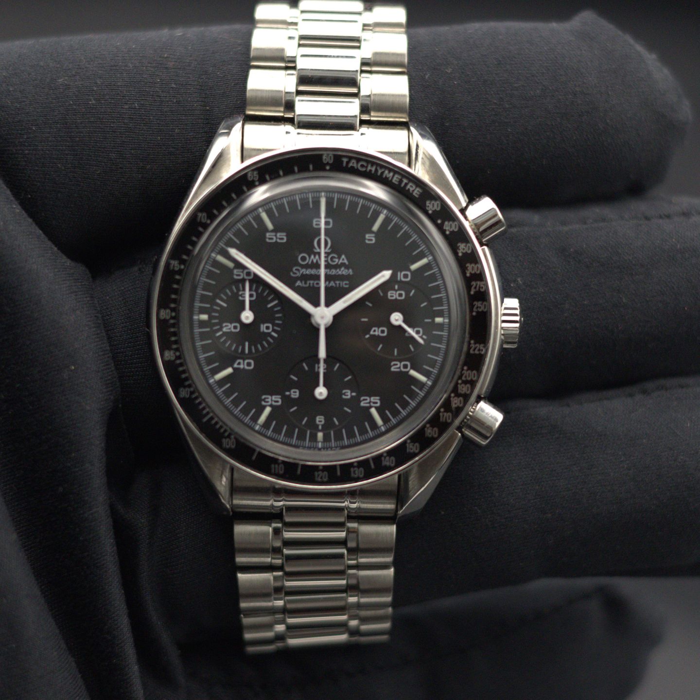Omega Speedmaster Reduced 3510.50.00 (2001) - Black dial 39 mm Steel case (1/7)