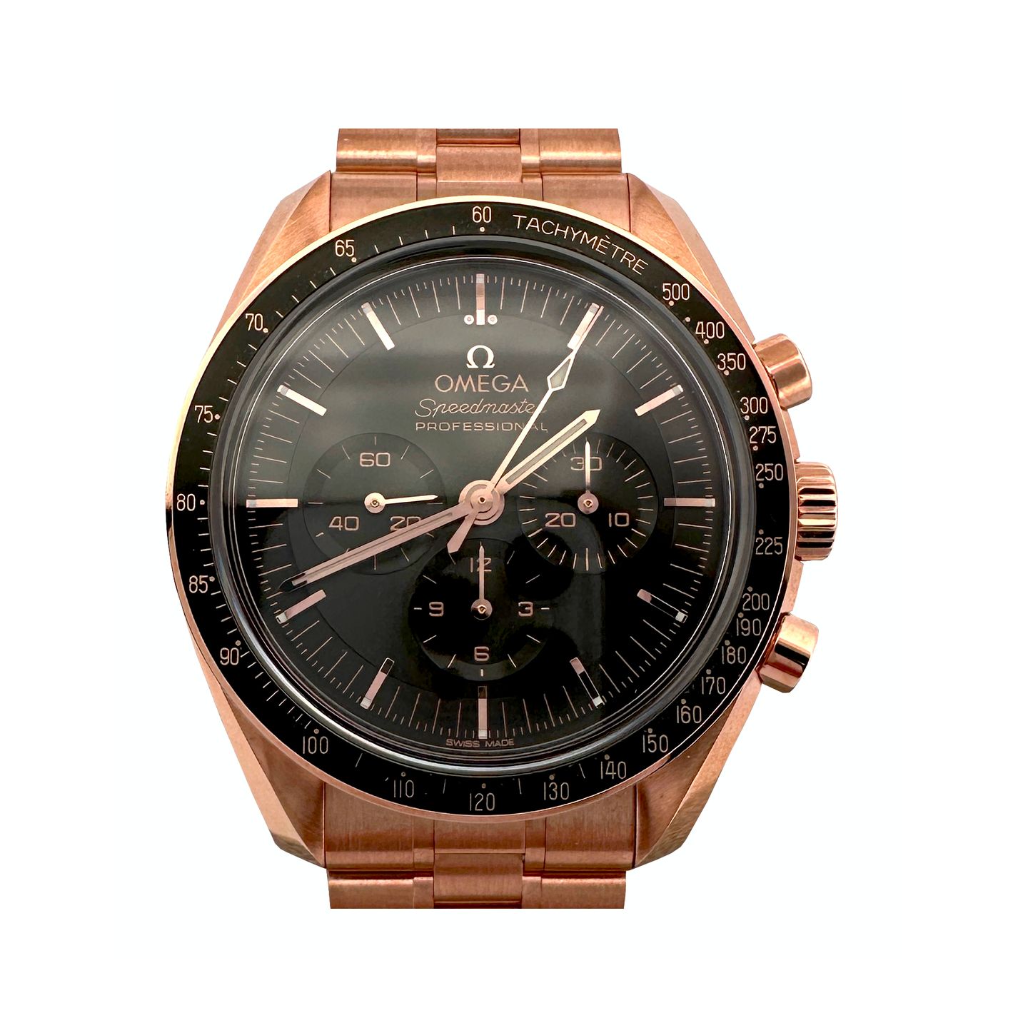 Omega Speedmaster Professional Moonwatch 310.60.42.50.01.001 (2021) - Zwart wijzerplaat 42mm Roségoud (1/8)