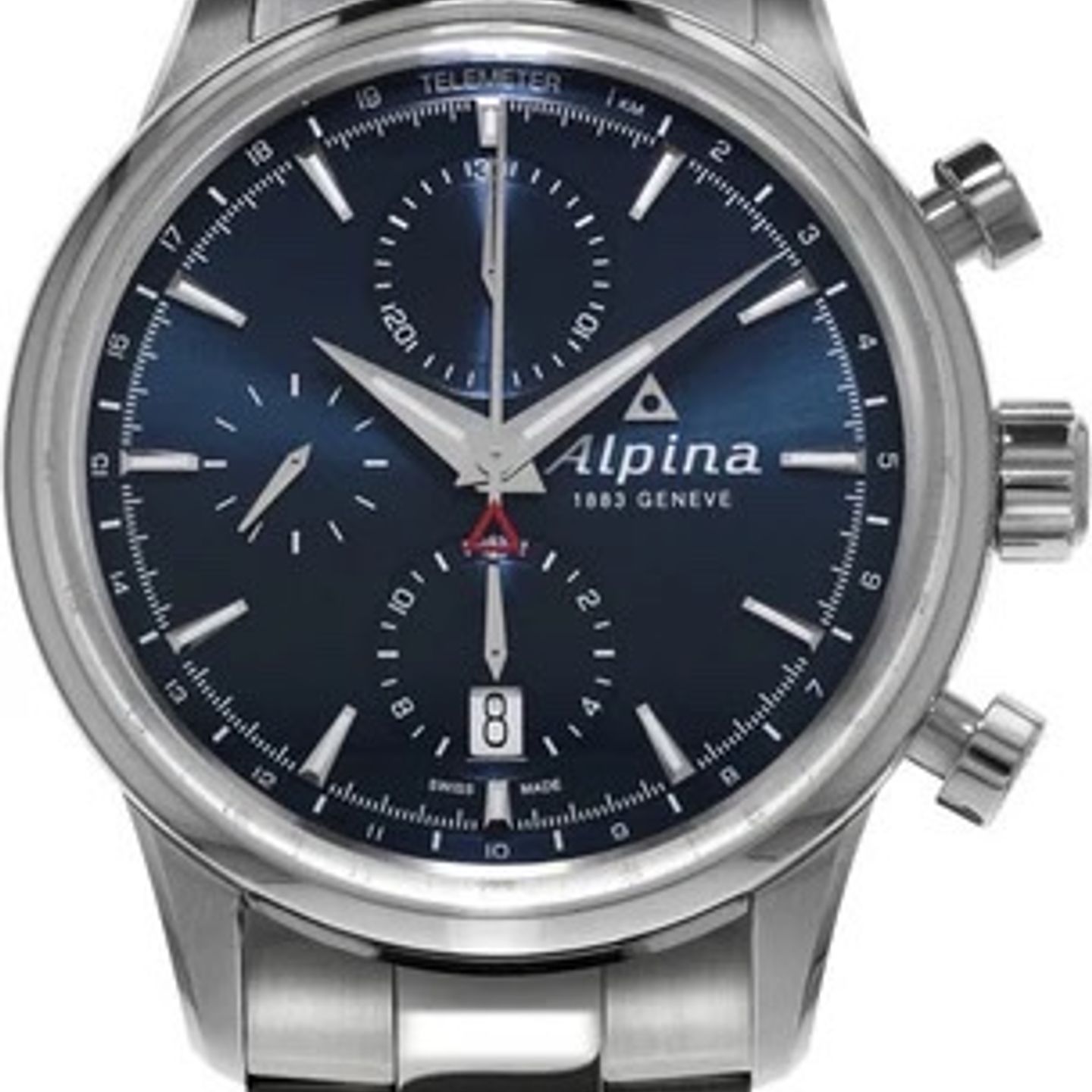 Alpina Alpiner AL-750N4E6B (2024) - Blauw wijzerplaat 42mm Staal (1/4)