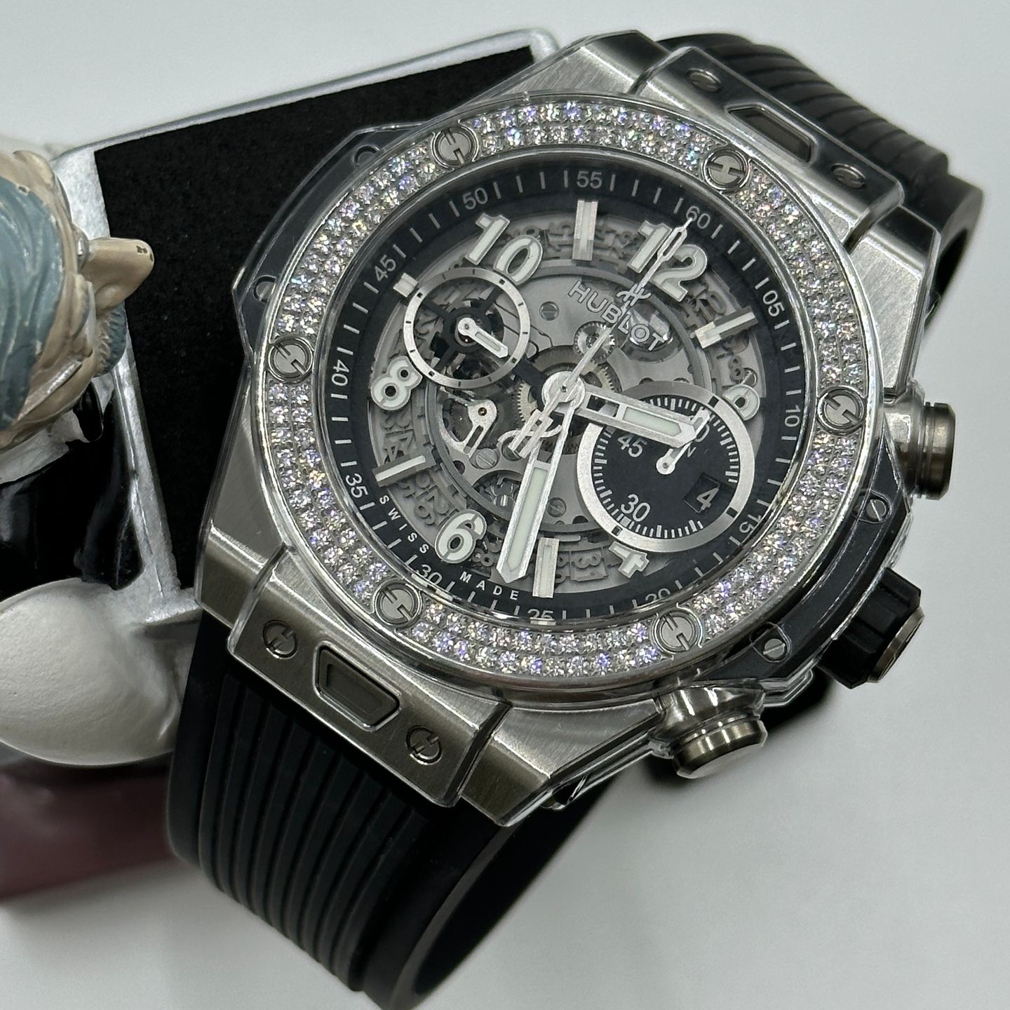 Hublot Big Bang Unico 421.NX.1170.RX.1104 (2023) - Transparant wijzerplaat 44mm Titanium (1/8)