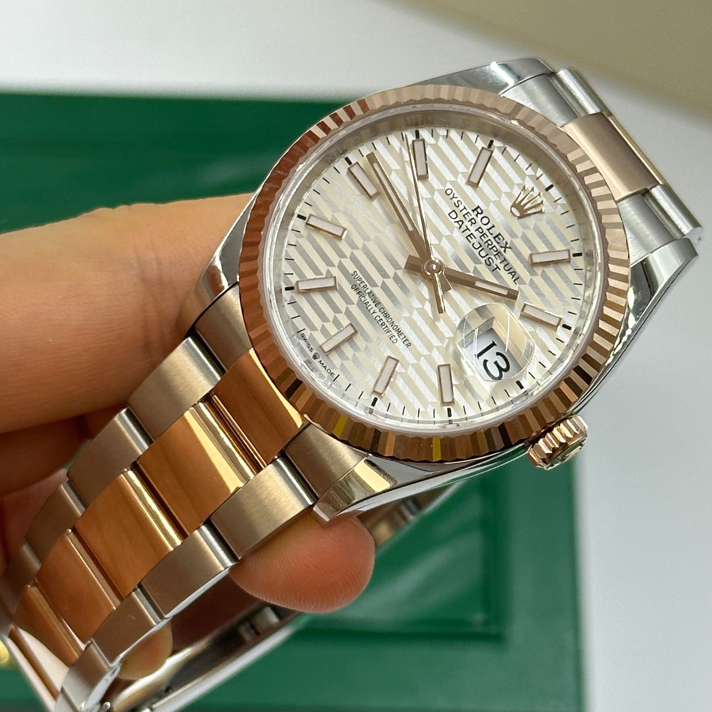 Rolex Datejust 36 126231 (2023) - Grijs wijzerplaat 36mm Staal (6/8)