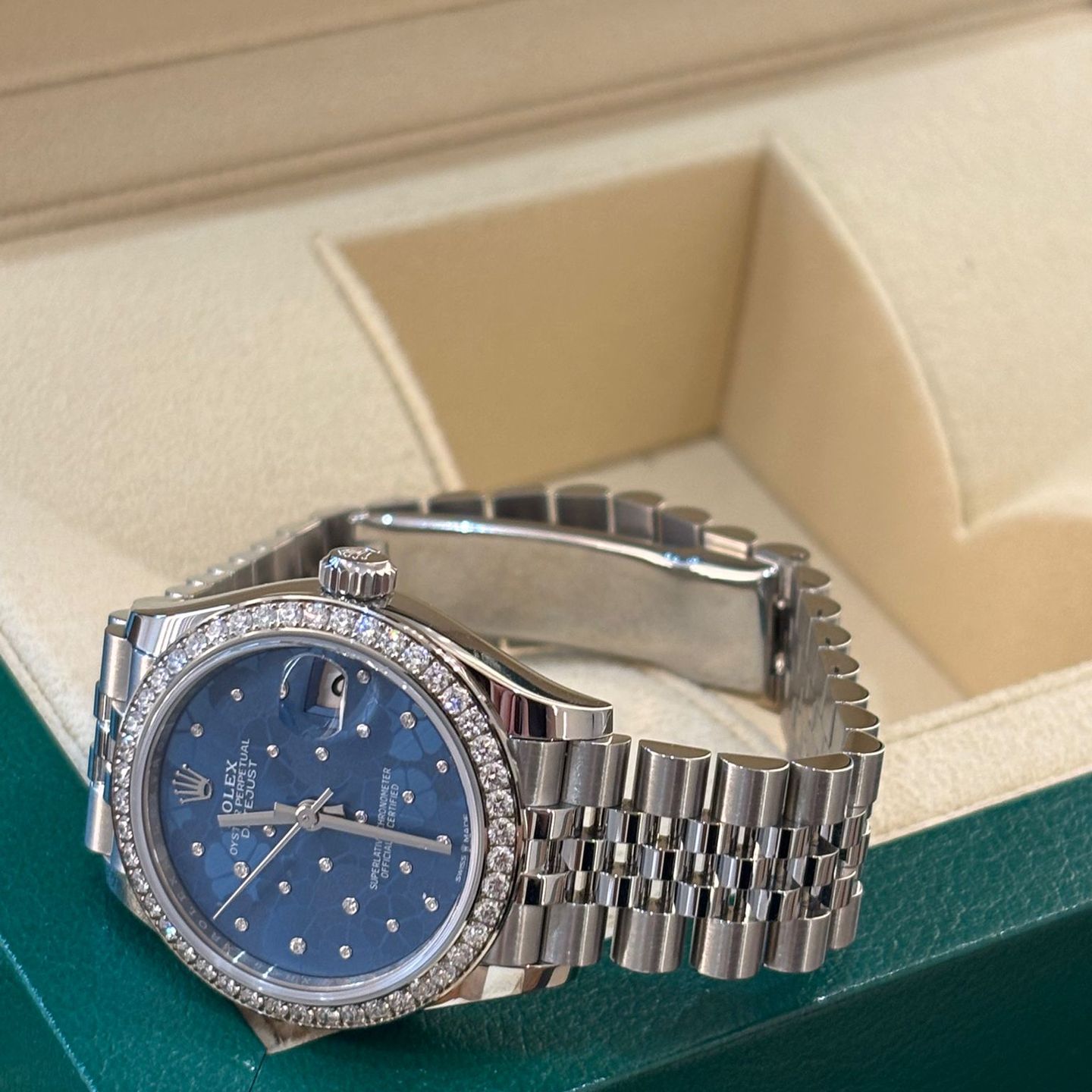 Rolex Datejust 31 278384RBR (2025) - Blue dial 31 mm Steel case (5/8)