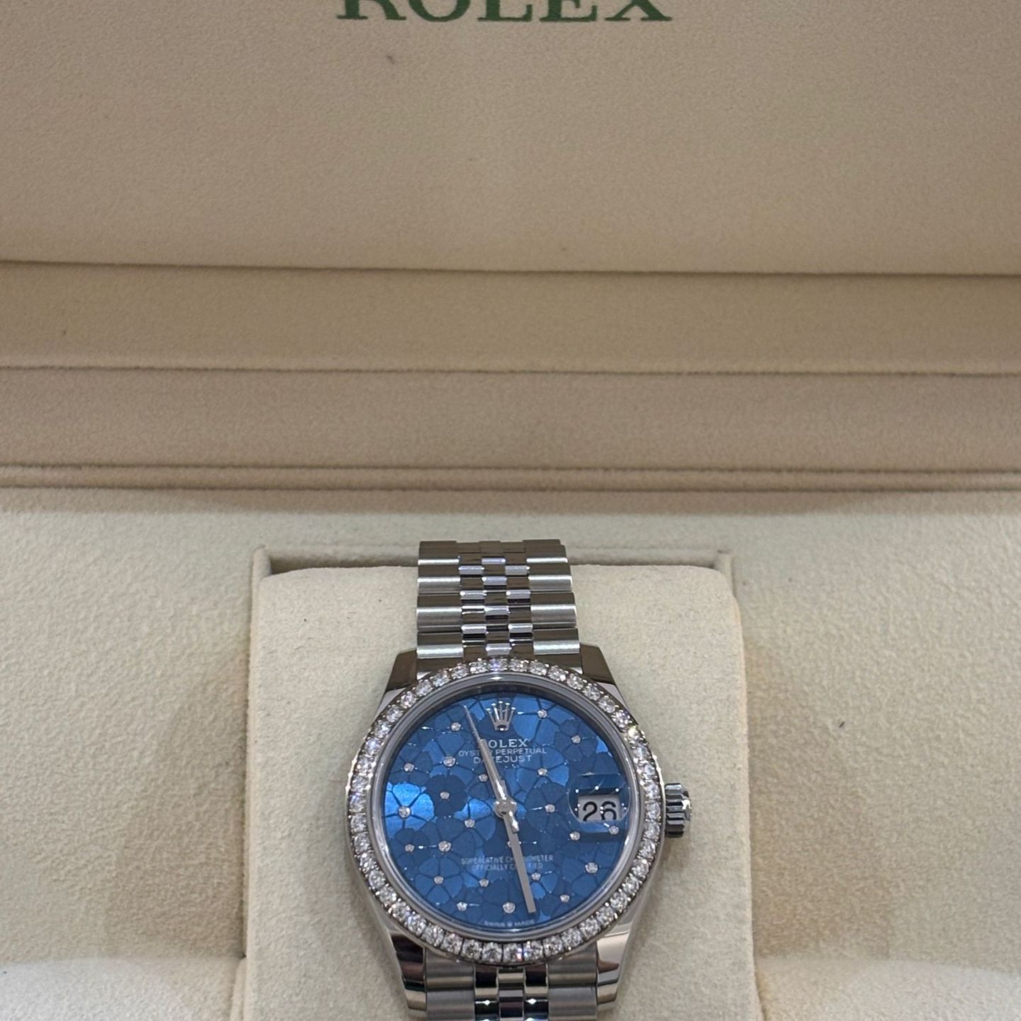 Rolex Datejust 31 278384RBR (2025) - Blue dial 31 mm Steel case (8/8)