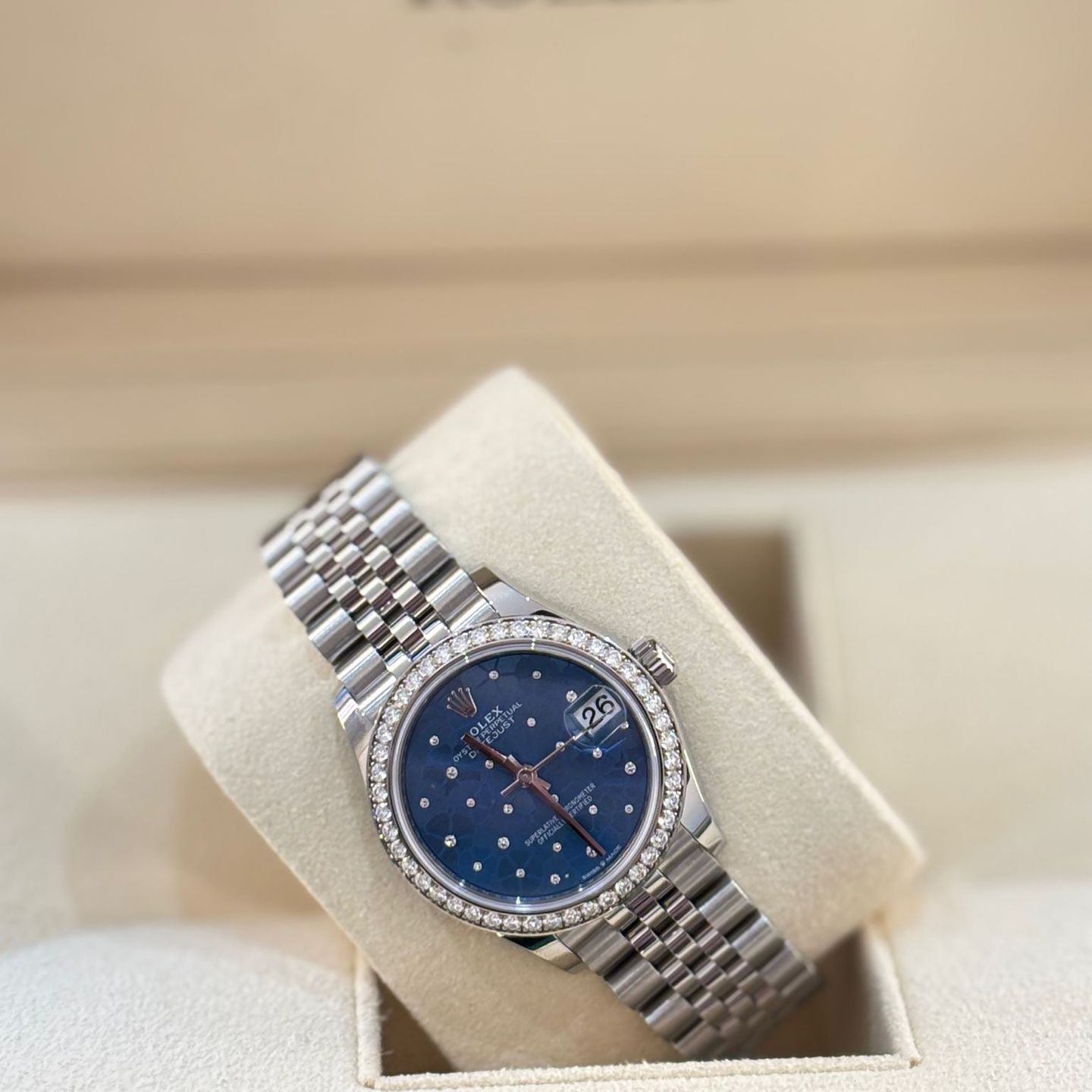 Rolex Datejust 31 278384RBR (2025) - Blue dial 31 mm Steel case (3/8)