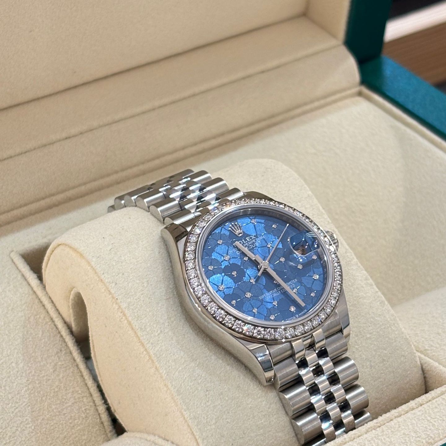 Rolex Datejust 31 278384RBR (2025) - Blue dial 31 mm Steel case (4/8)