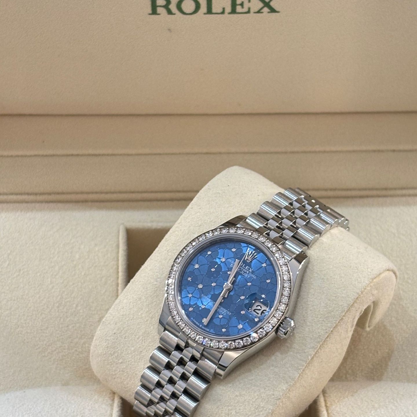 Rolex Datejust 31 278384RBR (2025) - Blue dial 31 mm Steel case (6/8)