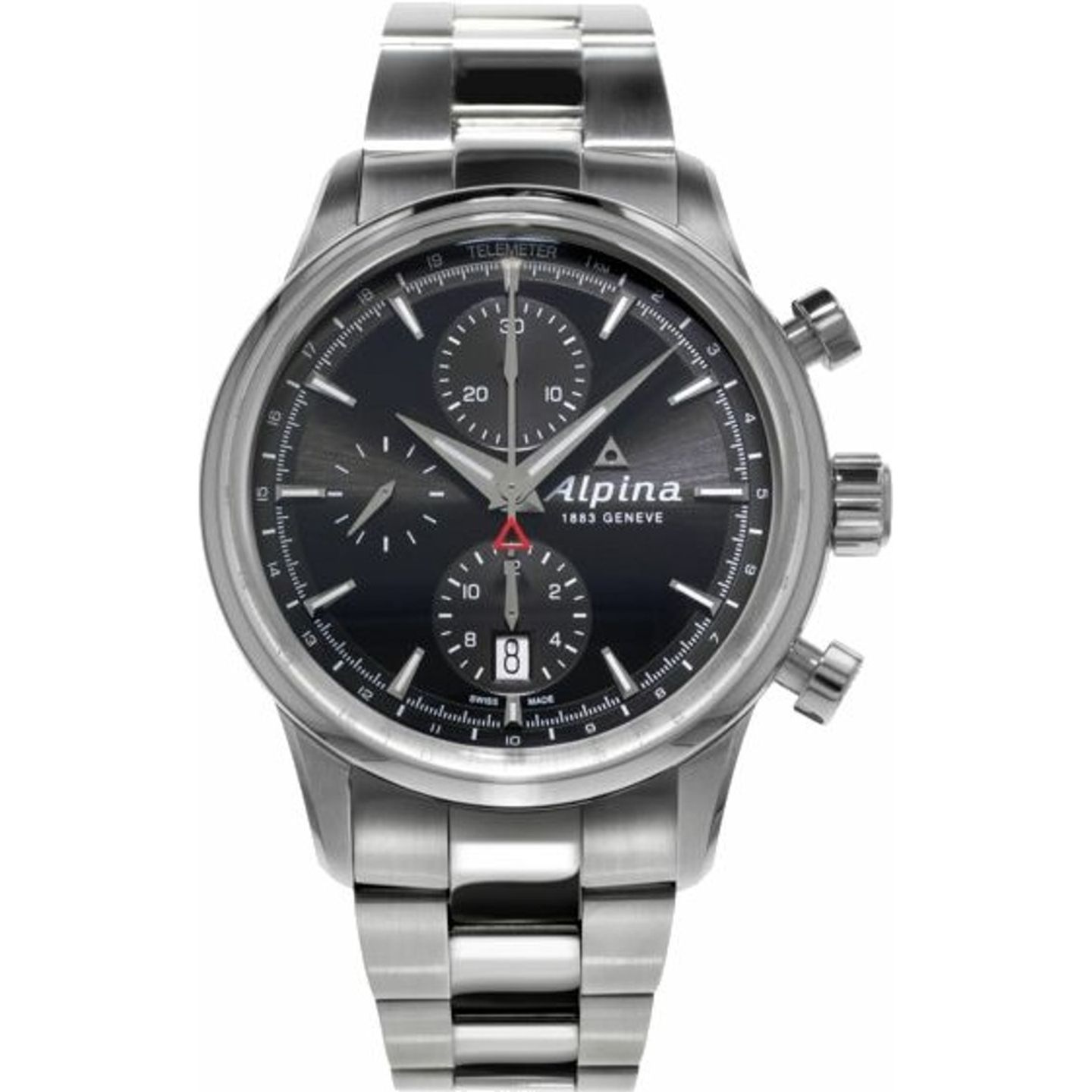 Alpina Alpiner AL-750B4E6B (2024) - Zwart wijzerplaat 42mm Staal (1/3)