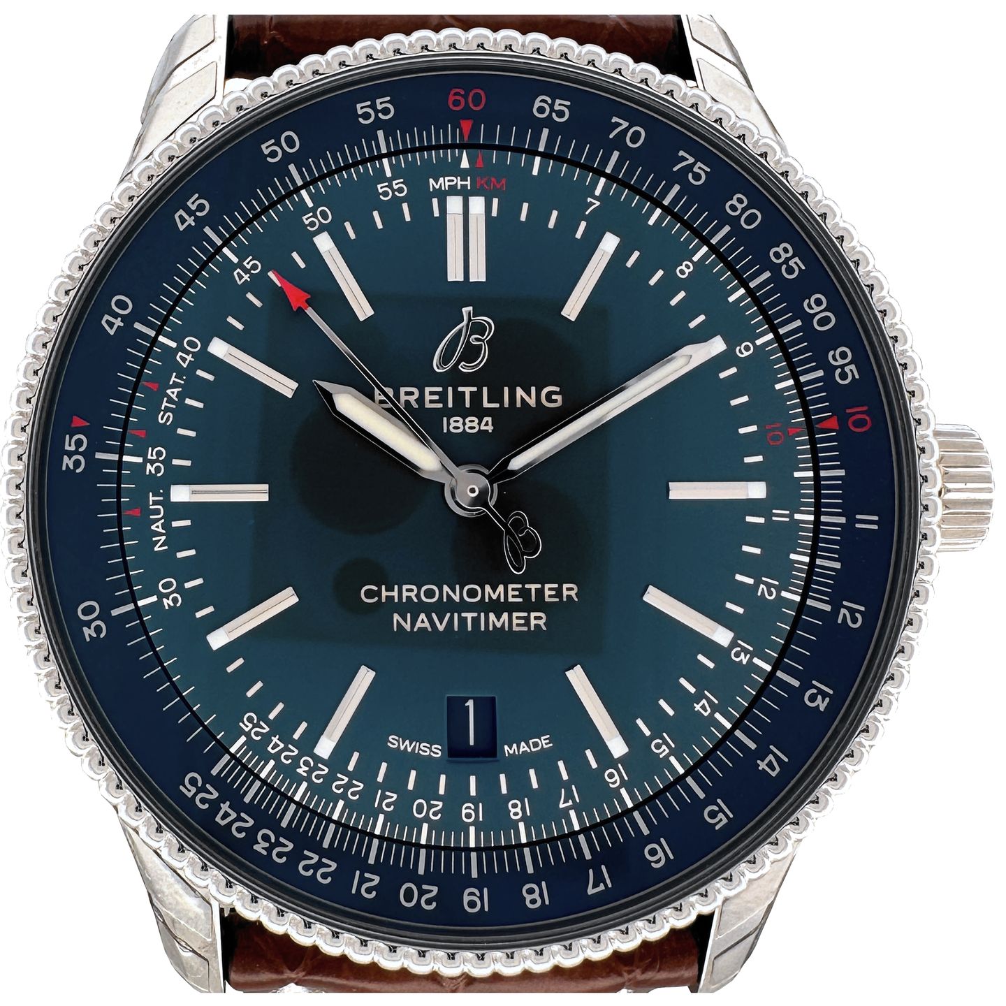 Breitling Navitimer A17326161C1P1 (2024) - Blue dial 41 mm Steel case (1/7)