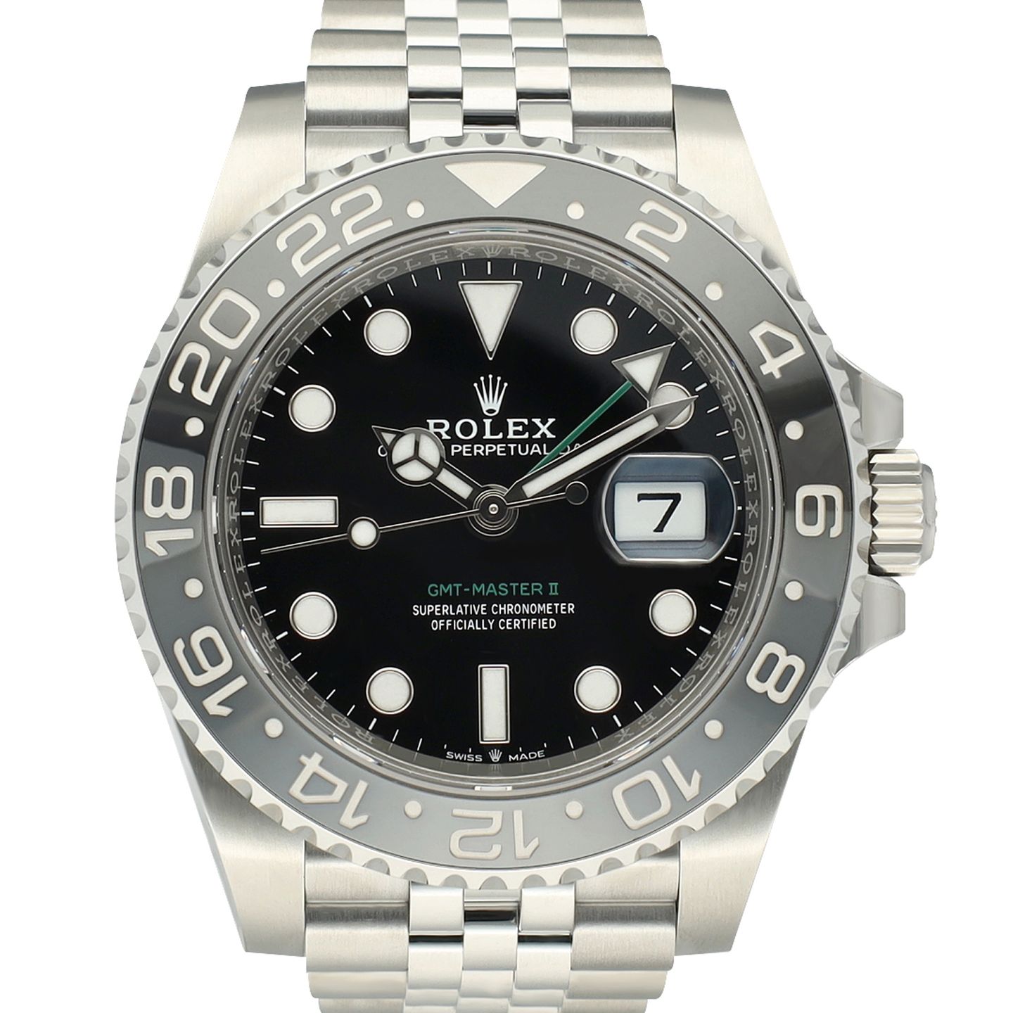 Rolex GMT-Master II 126710GRNR (2024) - Zwart wijzerplaat 40mm Staal (3/9)