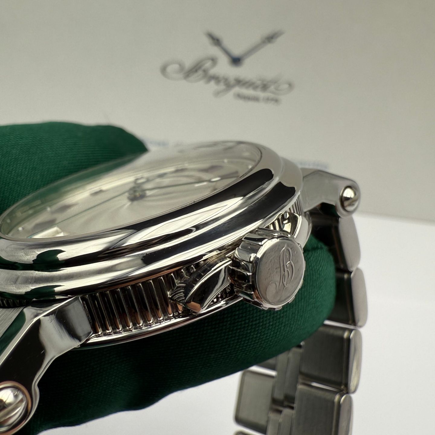 Breguet Marine 5817ST (2010) - Silver dial 40 mm Steel case (7/7)