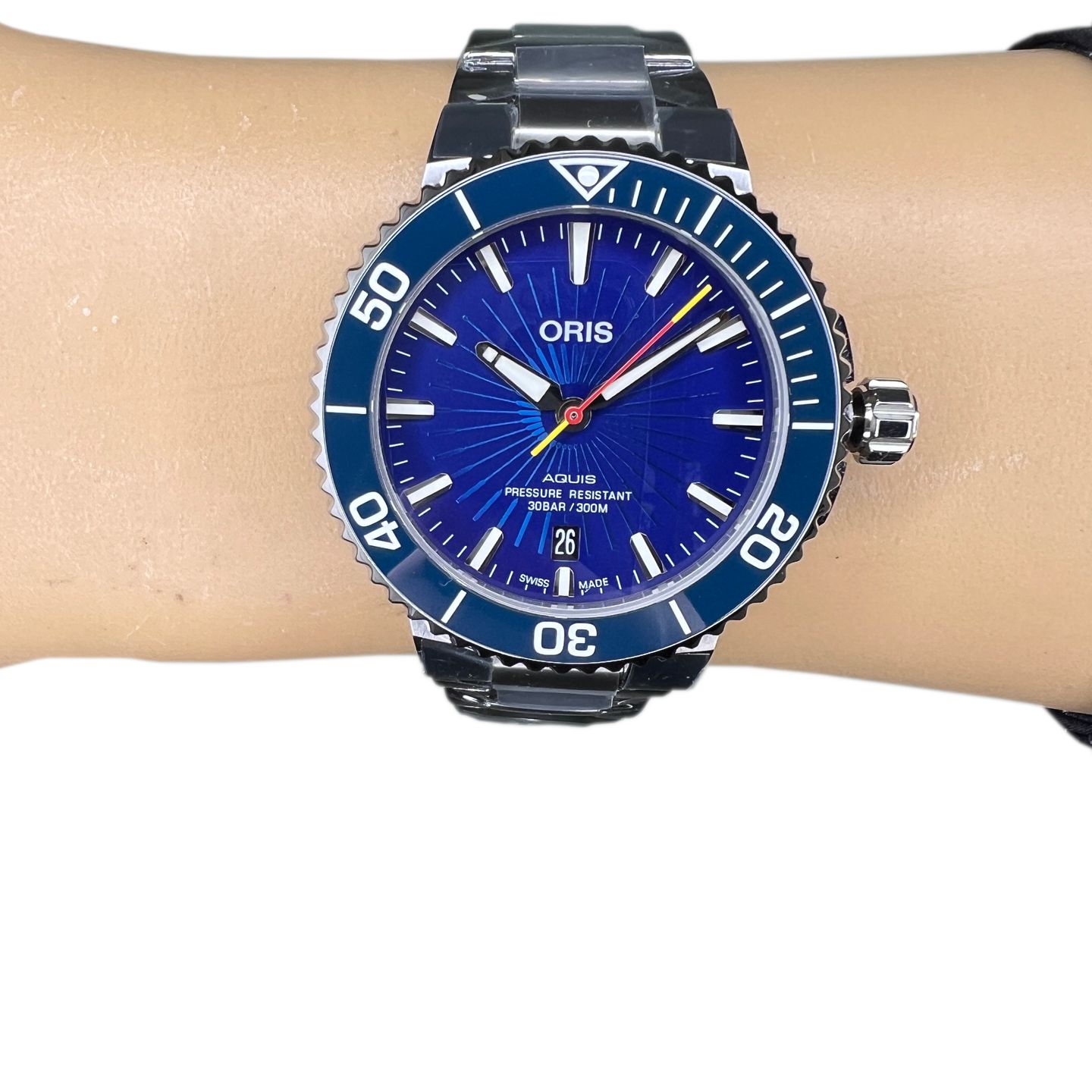 Oris Staghorn Restoration Limited Edition 01 733 7766 4185-Set (2023) - Blue dial 42 mm Steel case (1/8)