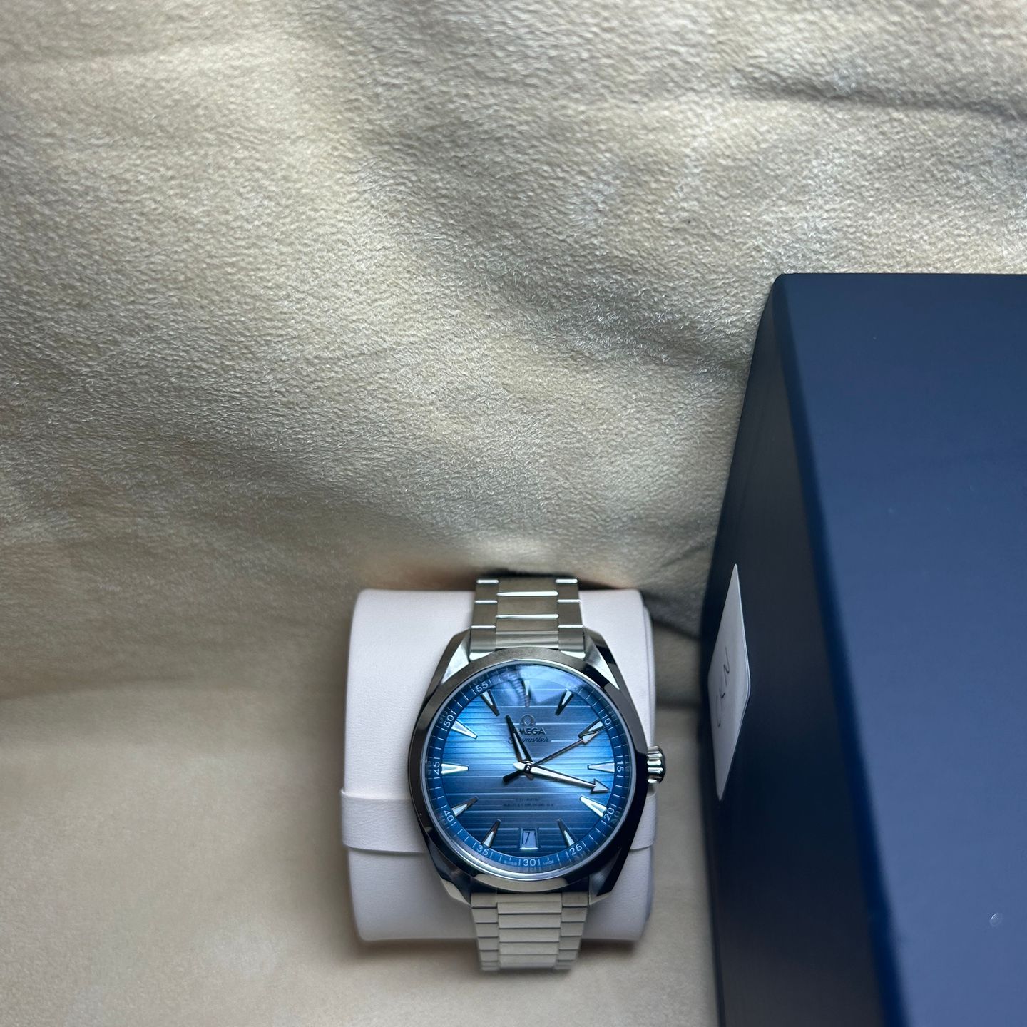 Omega Seamaster Aqua Terra 220.10.41.21.03.005 (2024) - Blauw wijzerplaat 41mm Staal (1/8)