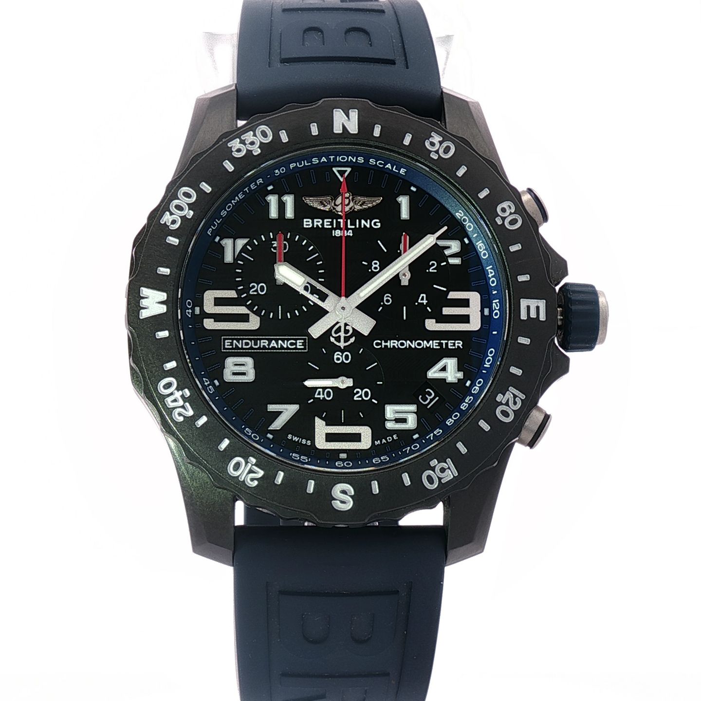 Breitling Endurance Pro X82310D51B1S1 (2022) - Black dial 44 mm Plastic case (1/7)