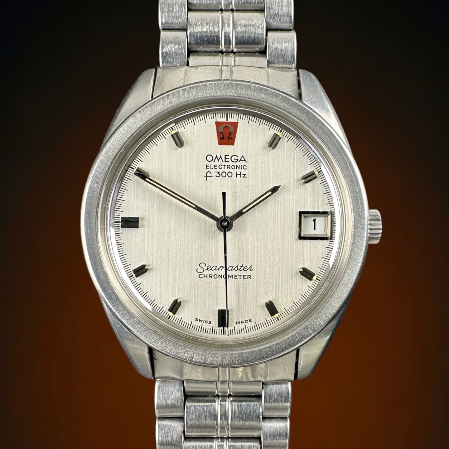 Omega Seamaster 198.001 (1970) - White dial 37 mm Steel case (1/8)