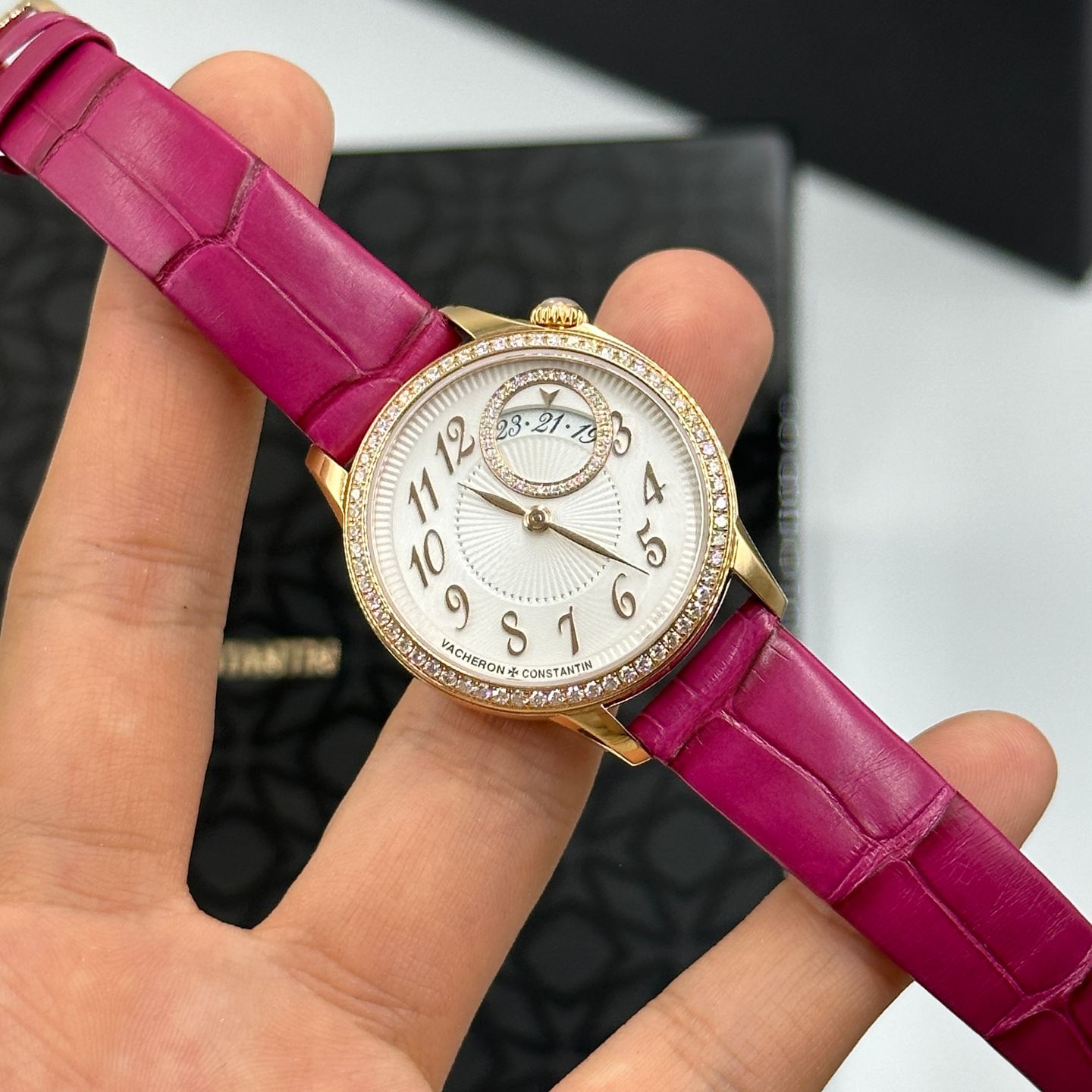 Vacheron Constantin Unknown 1205F/000R-B622 (2023) - Wit wijzerplaat Onbekend Roségoud (7/8)